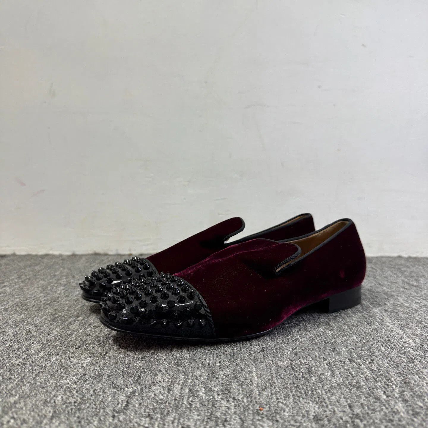 Christian Louboutin Christian Louboutin Rivet velvet loafers| Size US 7.5 / EU 40-41 - 1 Thumbnail