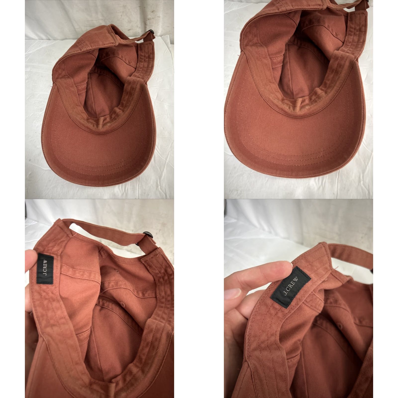 J.Crew J.CREW Golf Hat Men's Embroidered Graphic Rust Adjustable Size ONE SIZE - 9 Thumbnail