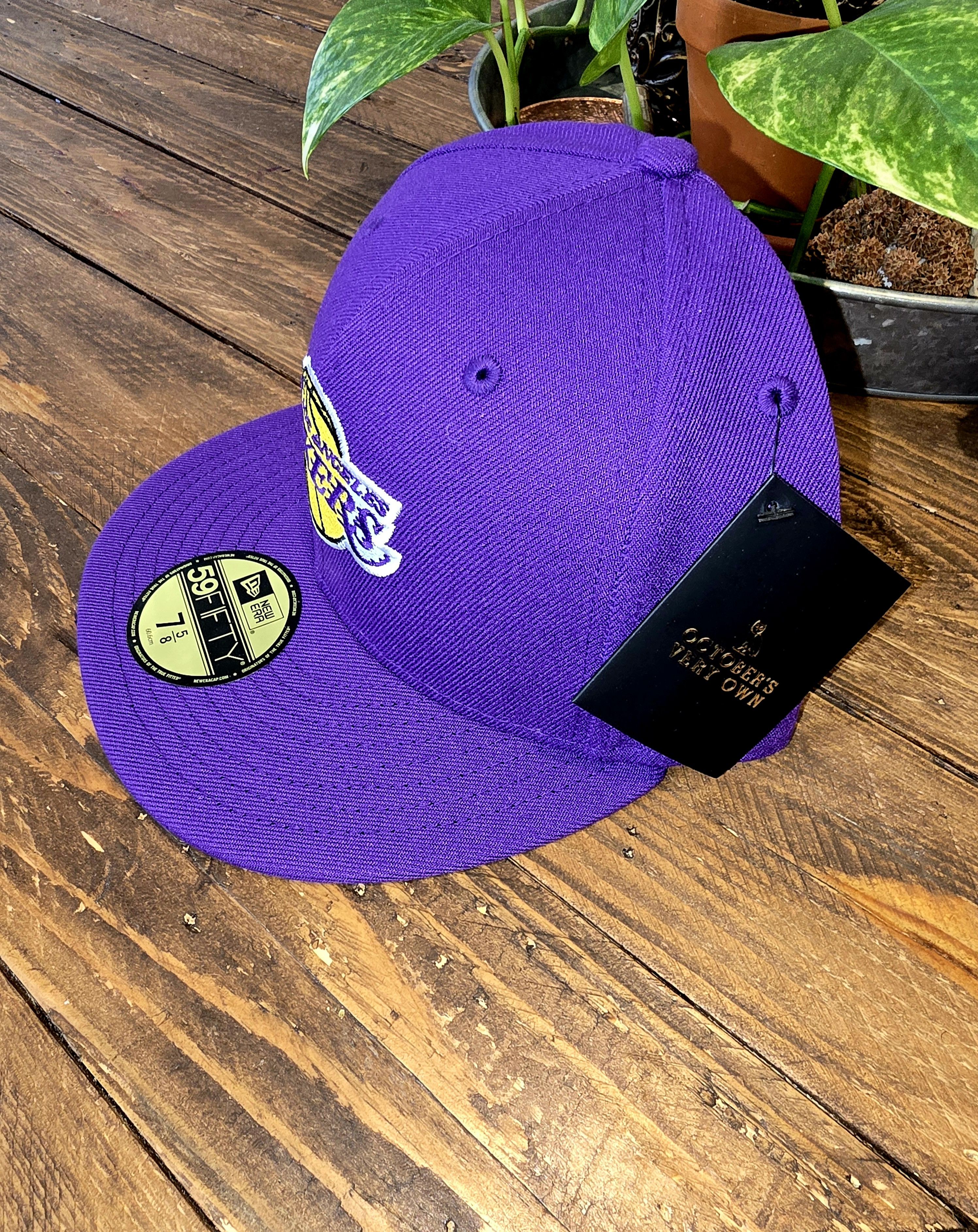 New Era × October's Very Own La Lakers fitted hats 7 5/8 by OVO x New Era x NBA Size ONE SIZE - 3 Thumbnail