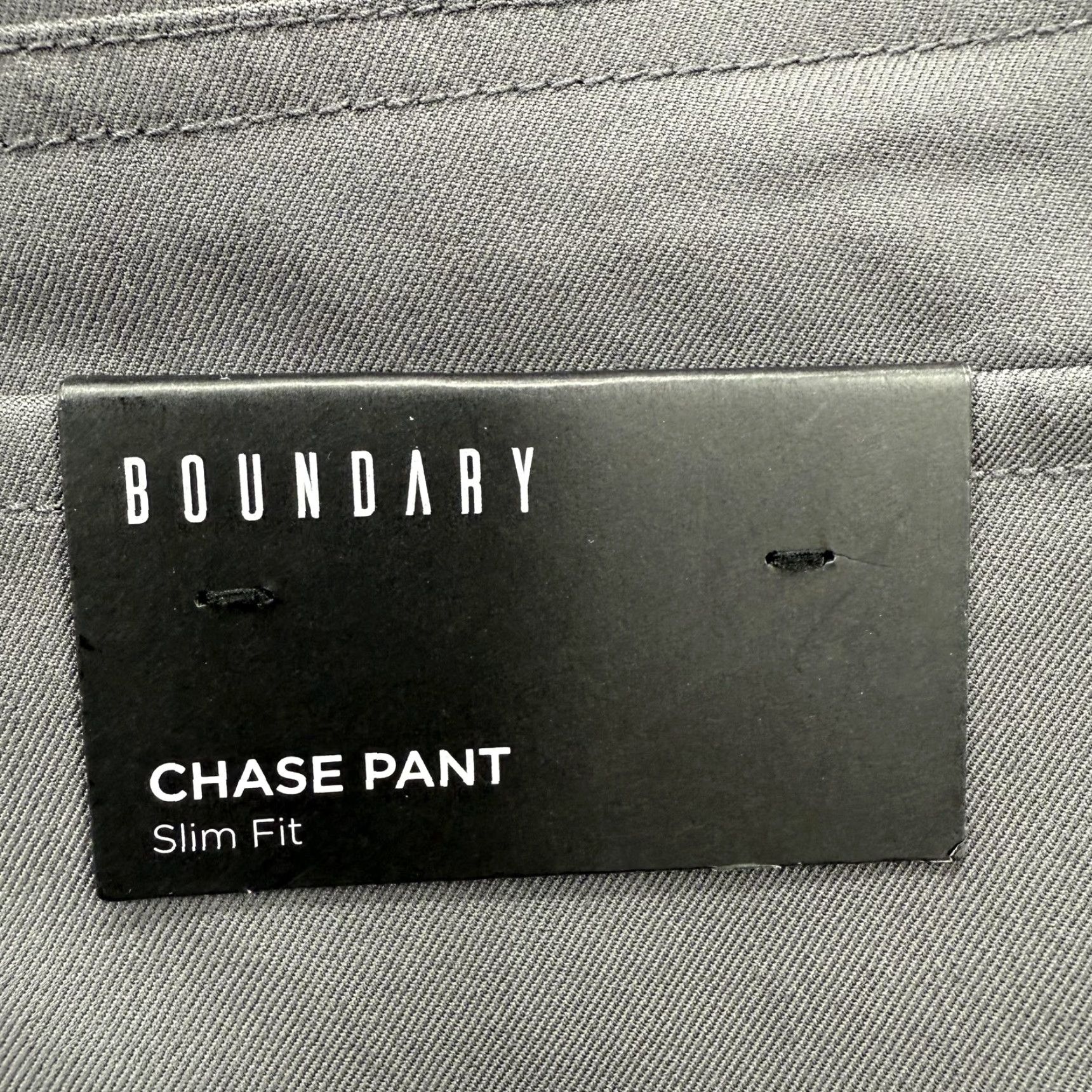 Vintage Boundary Chase Pant Slim Fit Mens 28x28 Gray Slate Travel Pants Nylon Wool Polyester Spandex With Pockets Logo Front Zip Fly Flat Front Tapered Leg Size US 28 / EU 44 - 3 Thumbnail