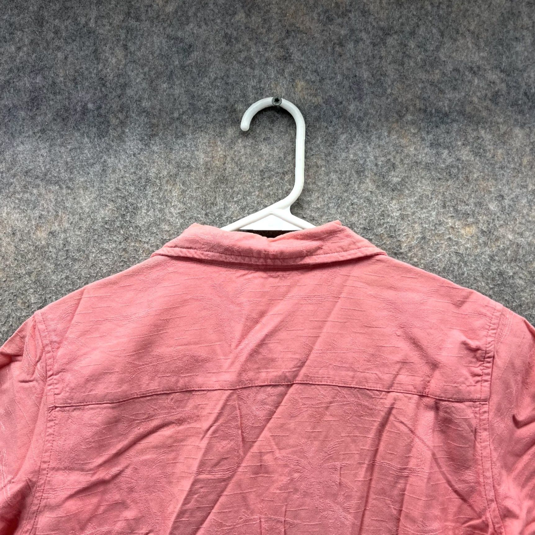 Pinko VINTAGE Columbia Shirt Women Small Pink Casual Button Down Sportswear Linen Short Sleeve Collared Button-Up All Seasons Spring Summer Winter Regular Size S / US 4 / IT 40 - 2 Thumbnail