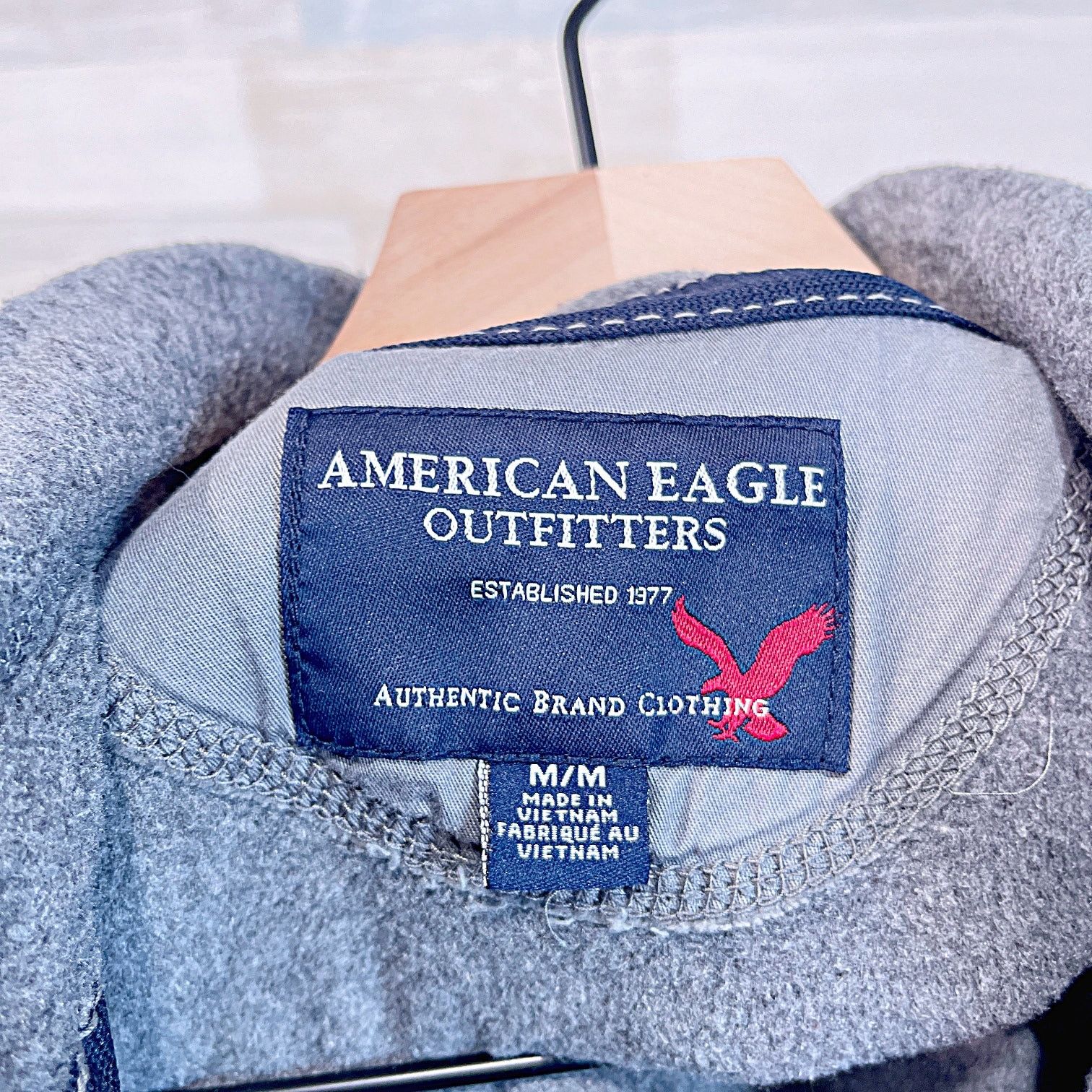 American Eagle Outfitters American Eagle Fleece 1/4 Zip Sweatshirt Gray Mens Medium Size US M / EU 48-50 / 2 - 4 Thumbnail