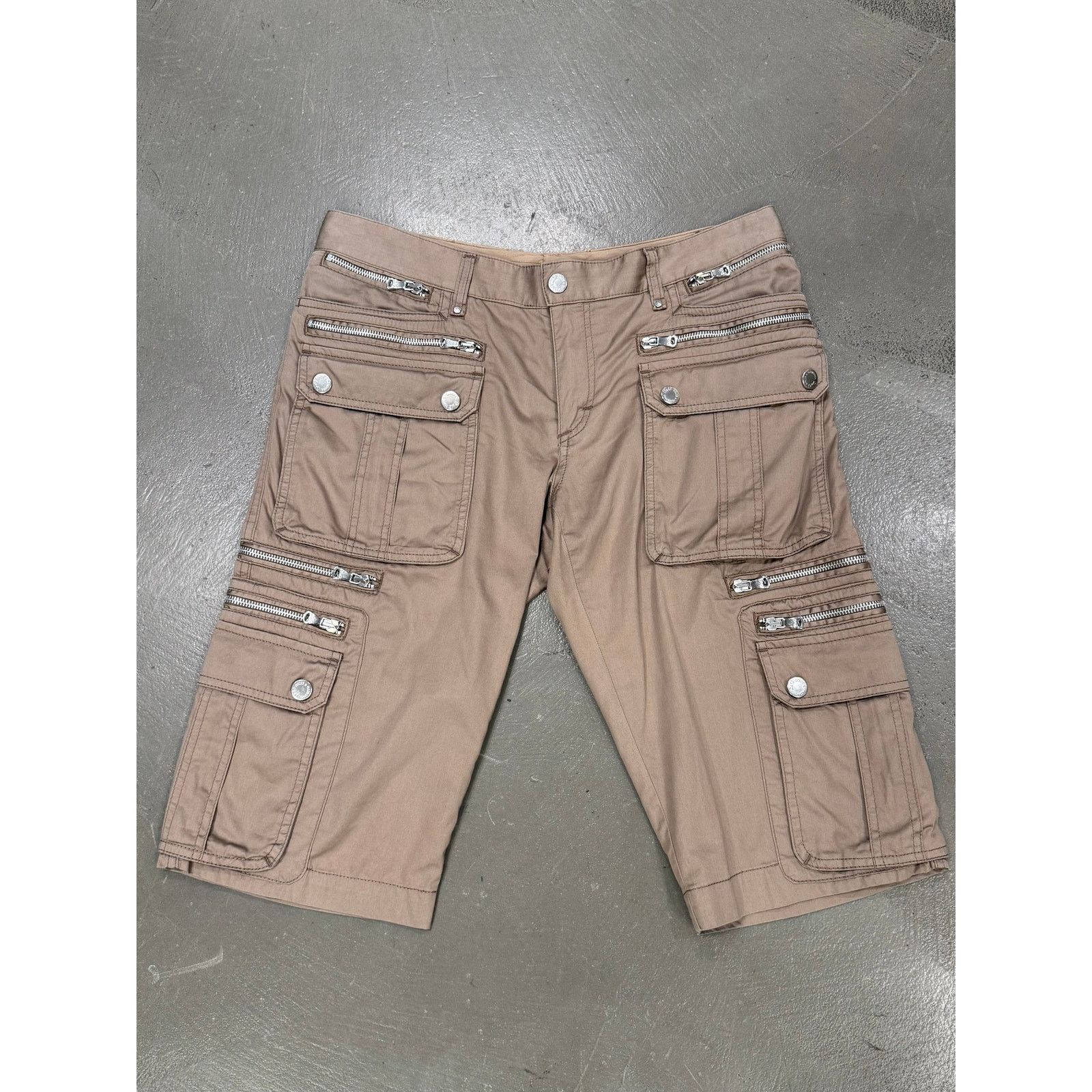 Dolce & Gabbana S/S2008 Dolce & Gabbana runway multi zipper cargo shorts Size 36" / US 14 / IT 50 - 1 Thumbnail