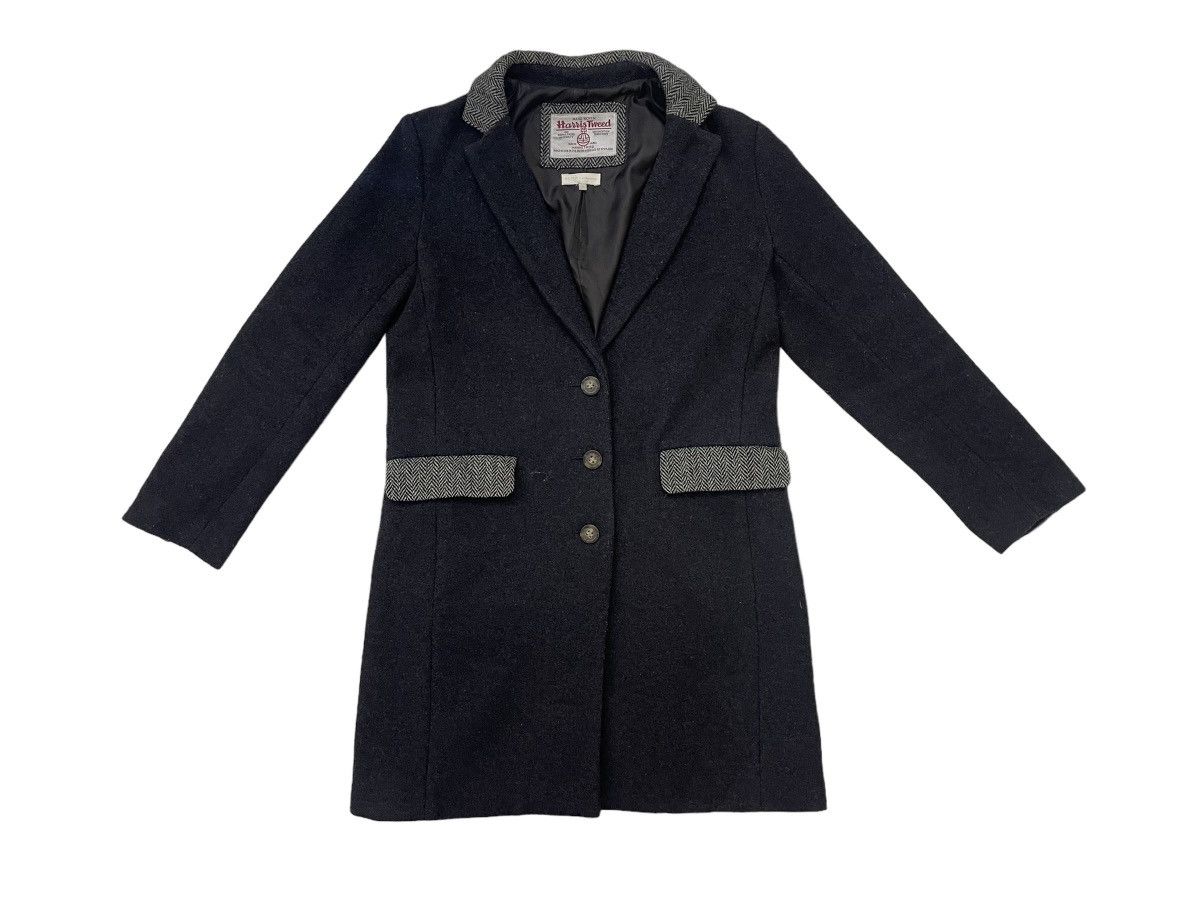 Designer × Harris Tweed Harris Tweed X Earth Music&Ecology wool long jacket Size S / US 4 / IT 40 - 1 Thumbnail