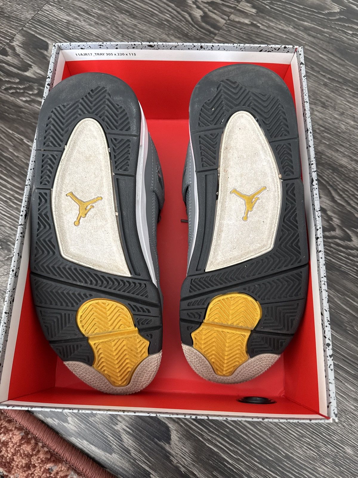 Jordan Brand × Nike JORDAN 4 COOL GREY Size US 8 / IT 38 - 6 Thumbnail