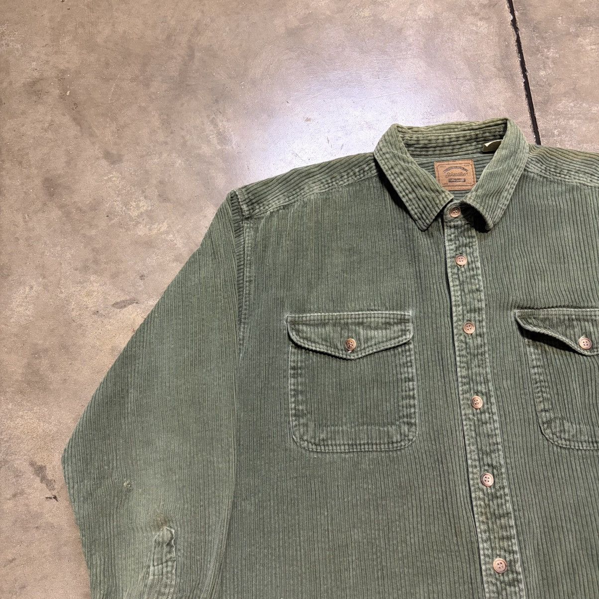 St. Johns Bay Vintage St Johns Bay Corduroy Button Up Shirt Heavyweight Size US XL / EU 56 / 4 - 3 Thumbnail