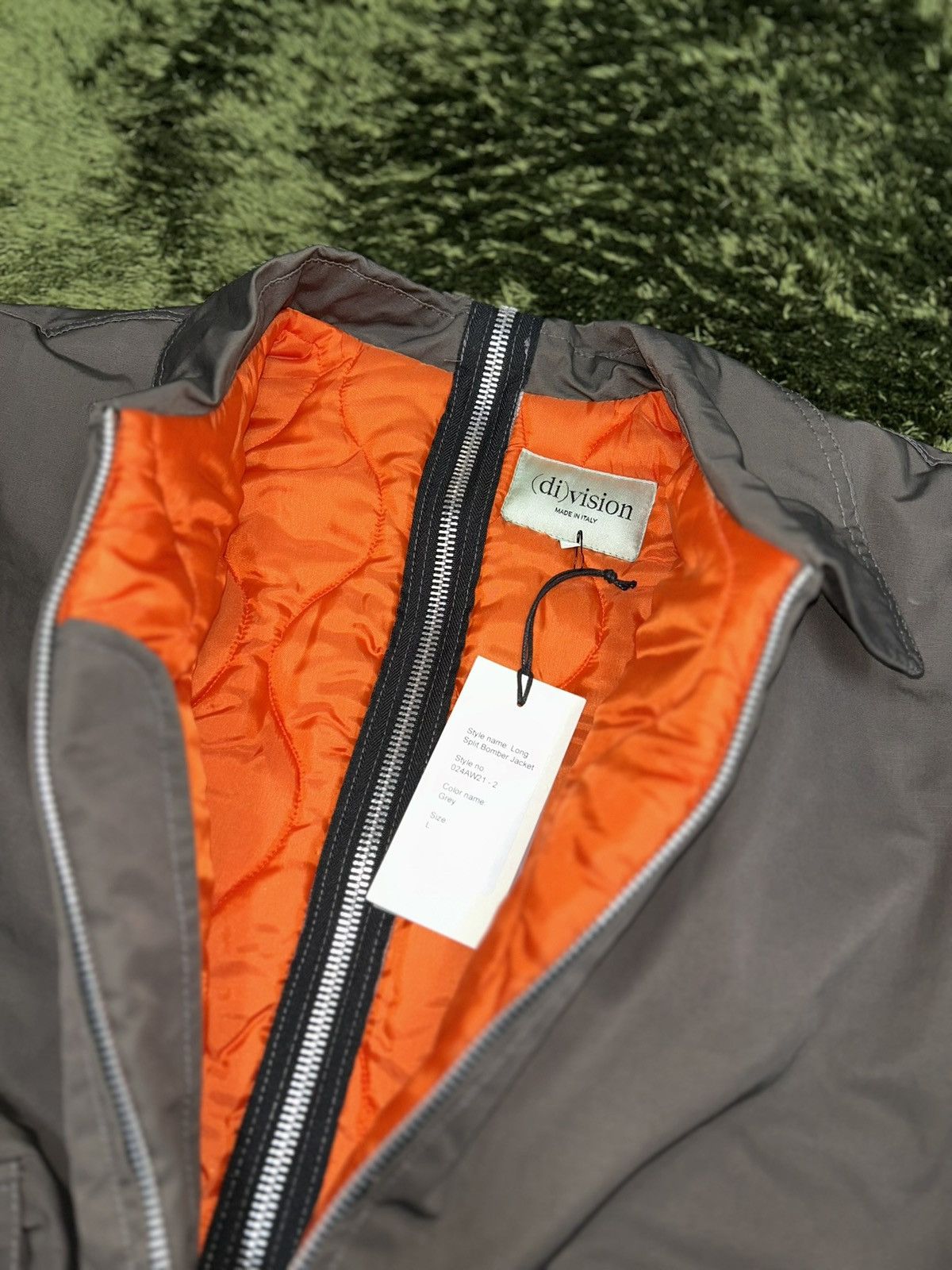 (di)vision [L] (di)vision split long quilted bomber jacket gray Size US L / EU 52-54 / 3 - 4 Thumbnail