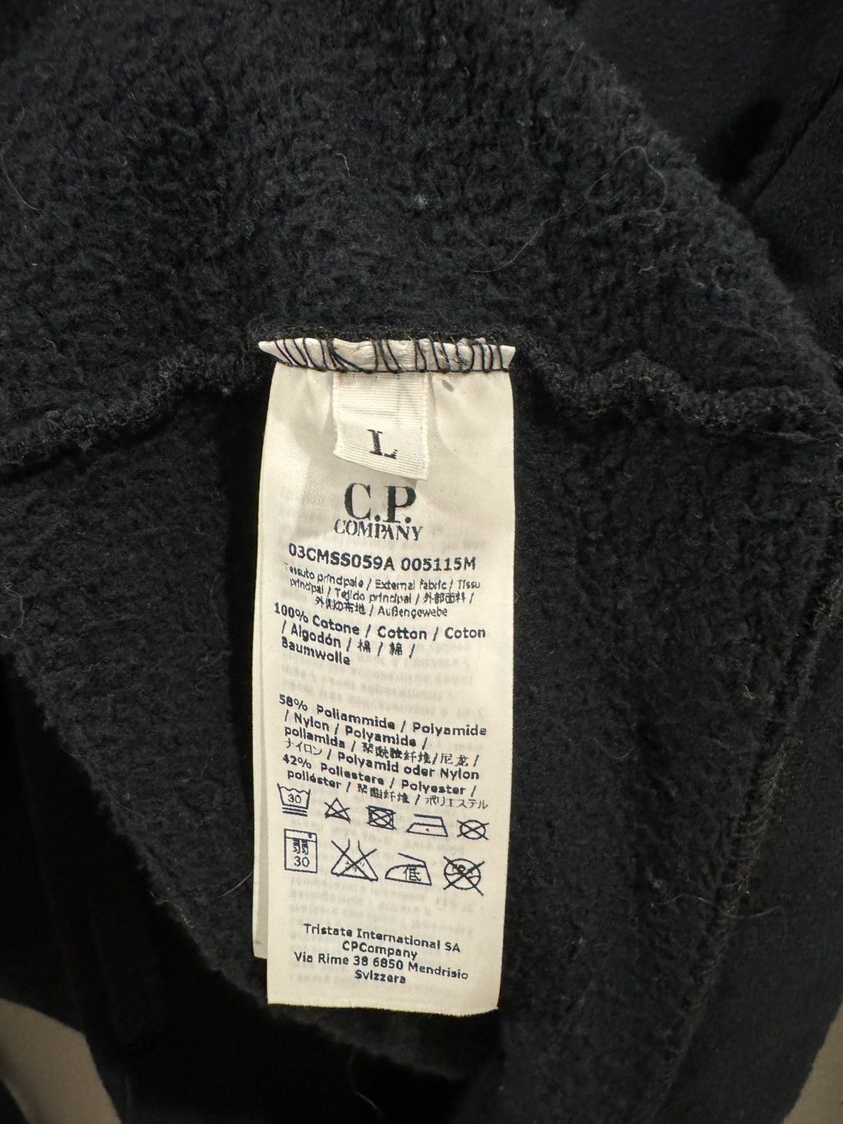 C.P. Company × Vintage Vintage C.P. Company Hooded Half Zip Sweatshirt Size US L / EU 52-54 / 3 - 5 Thumbnail