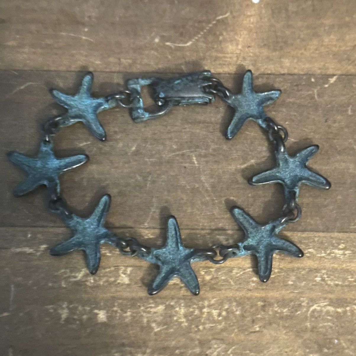 Vintage Vintage patina wash starfish link bracelet Size ONE SIZE - 6 Thumbnail