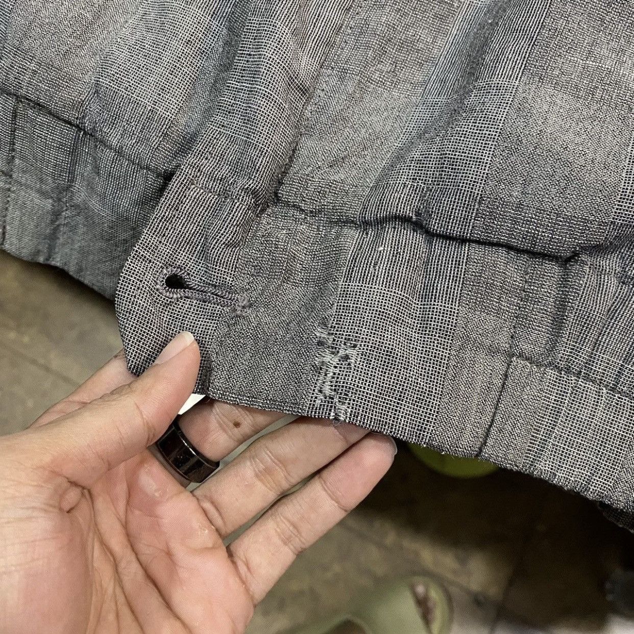 Pierre Balmain × Vintage Pierre Balmain Checked Basic Logo Jacket - Harrington Style Size US M / EU 48-50 / 2 - 20 Thumbnail