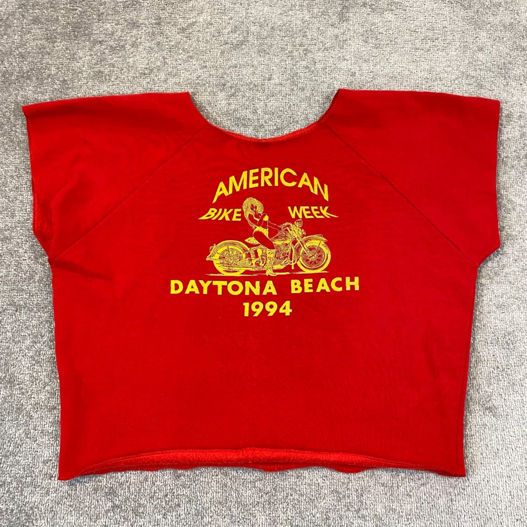 Vintage VINTAGE Motorcycle Shirt Mens One Size Red 1994 Daytona Bike Week Rag Gym 90s Size US M / EU 48-50 / 2 - 3 Thumbnail