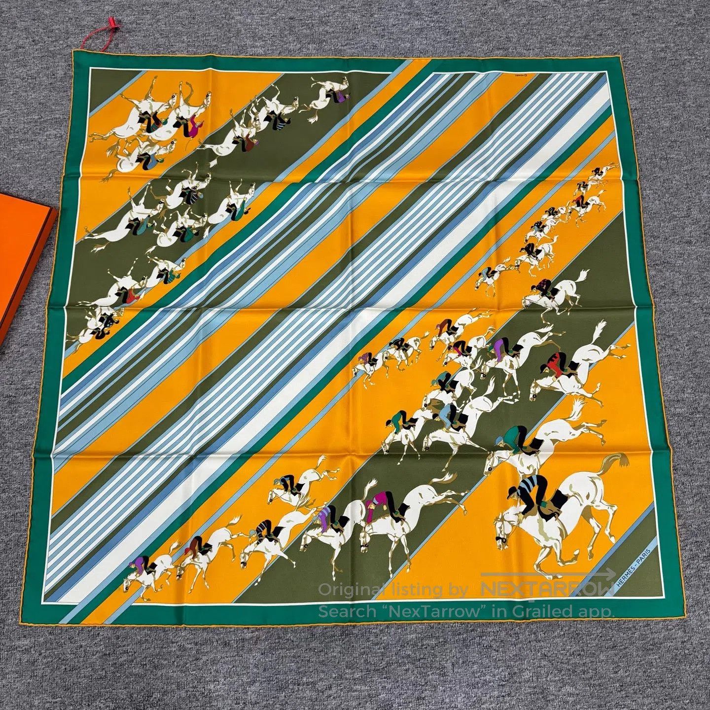 Hermes Hermes fine horse scarves| Size ONE SIZE - 2 Thumbnail