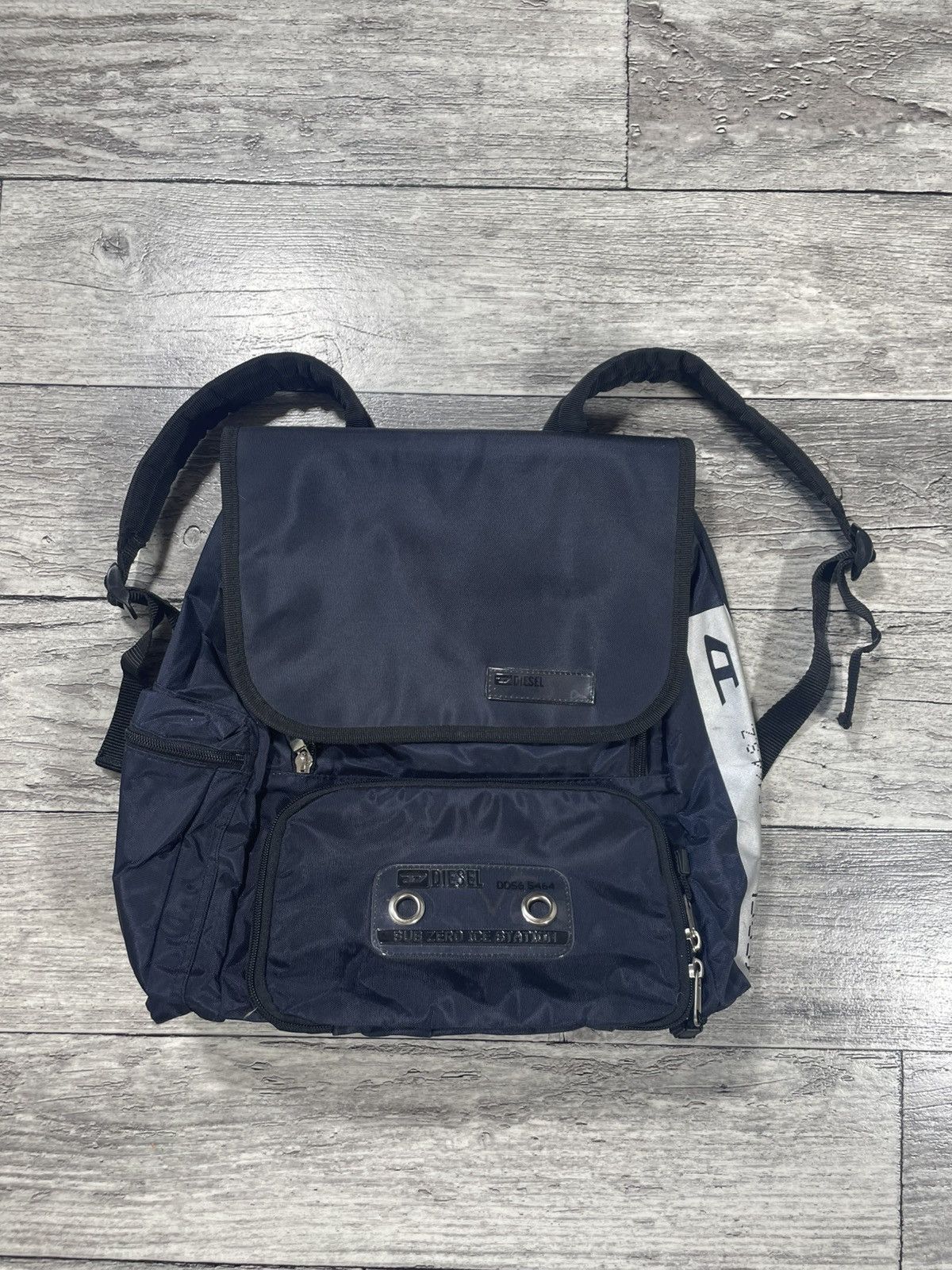 Diesel Vintage Rare Diesel Backpack Sub Zero Station Nylon Ice Cold Size ONE SIZE - 1 Thumbnail