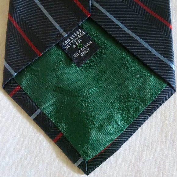 Tommy Hilfiger Tommy Hilfiger Multicolor Stripe Silk Neck Tie Size ONE SIZE - 4 Thumbnail