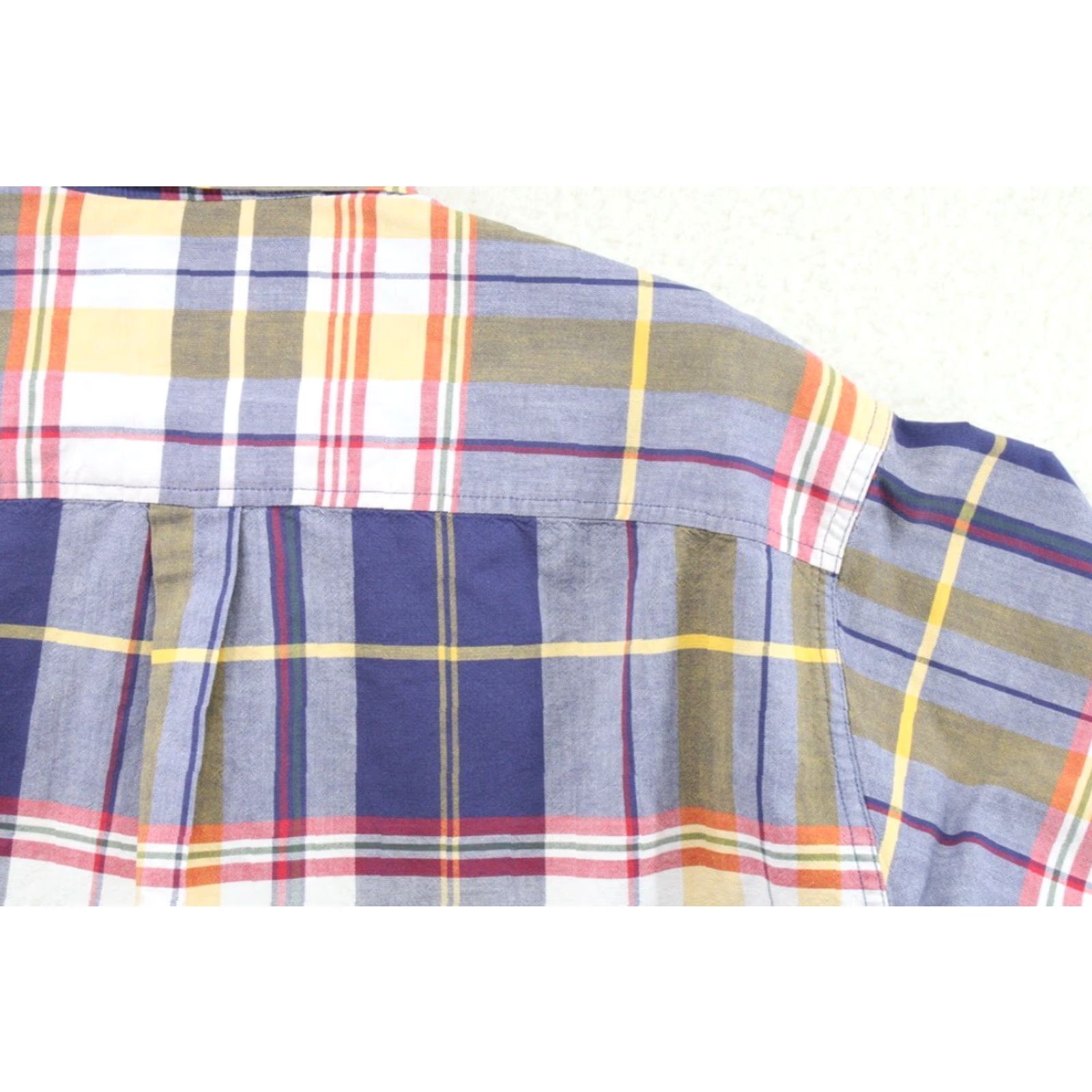Vintage Cinch Miller Style Shirt Men's Large Blue Plaid Heavy Cotton Cowboy Long Sleeve Shirt Size US L / EU 52-54 / 3 - 7 Thumbnail