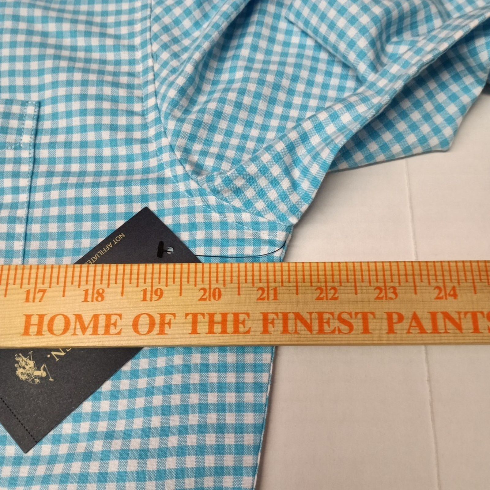 U.S. Polo Assn. U.S. Polo Assn. Button Woven Shirt Men's S Blue White Check Size US S / EU 44-46 / 1 - 5 Thumbnail
