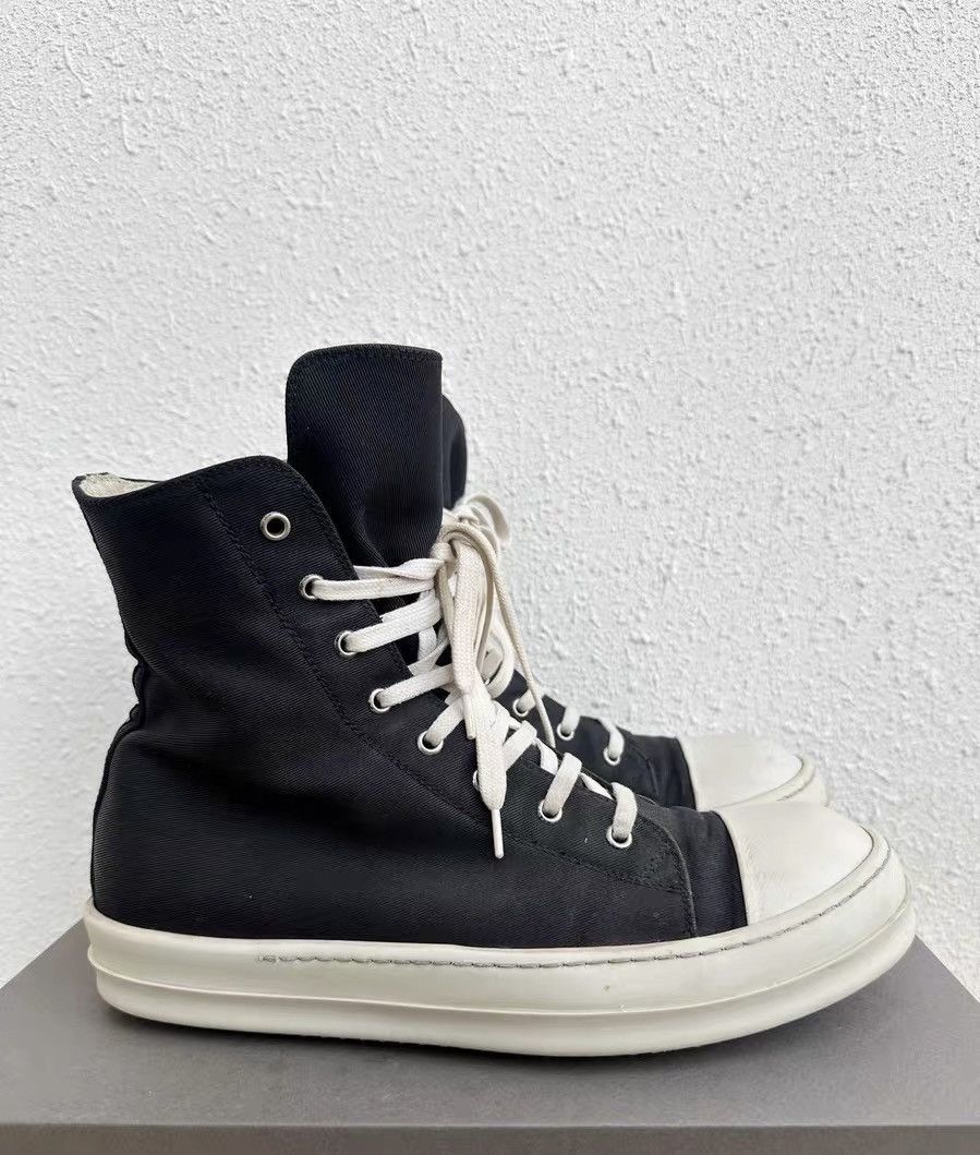 Rick Owens Rick Owens DRKSHDW mismatched lettering high-top sneakers Size US 8.5 / EU 41-42 - 1 Thumbnail