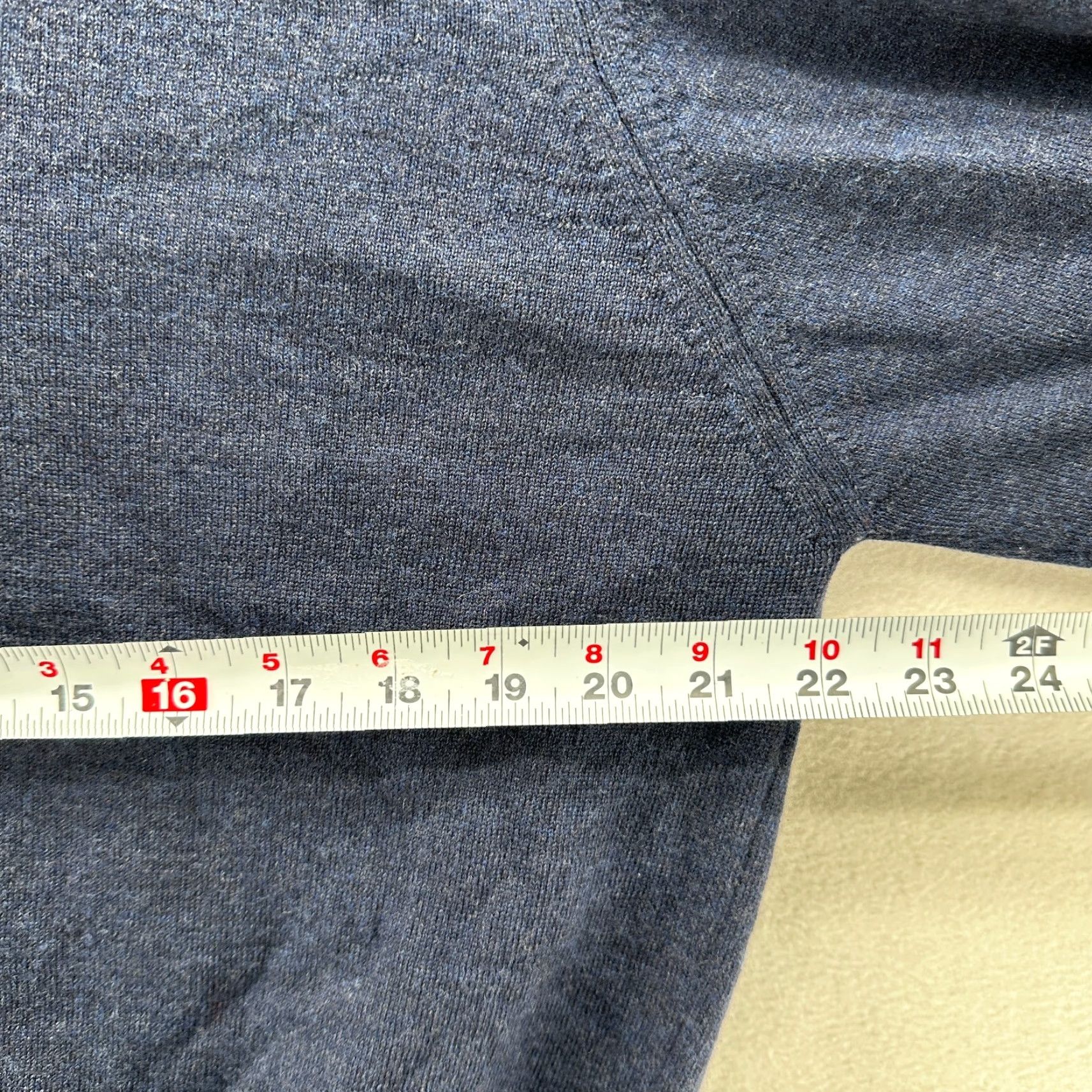 Vintage Toscano Pullover Sweater Blue Men's L Merino Wool Long Sleeve Collared Size US L / EU 52-54 / 3 - 7 Thumbnail