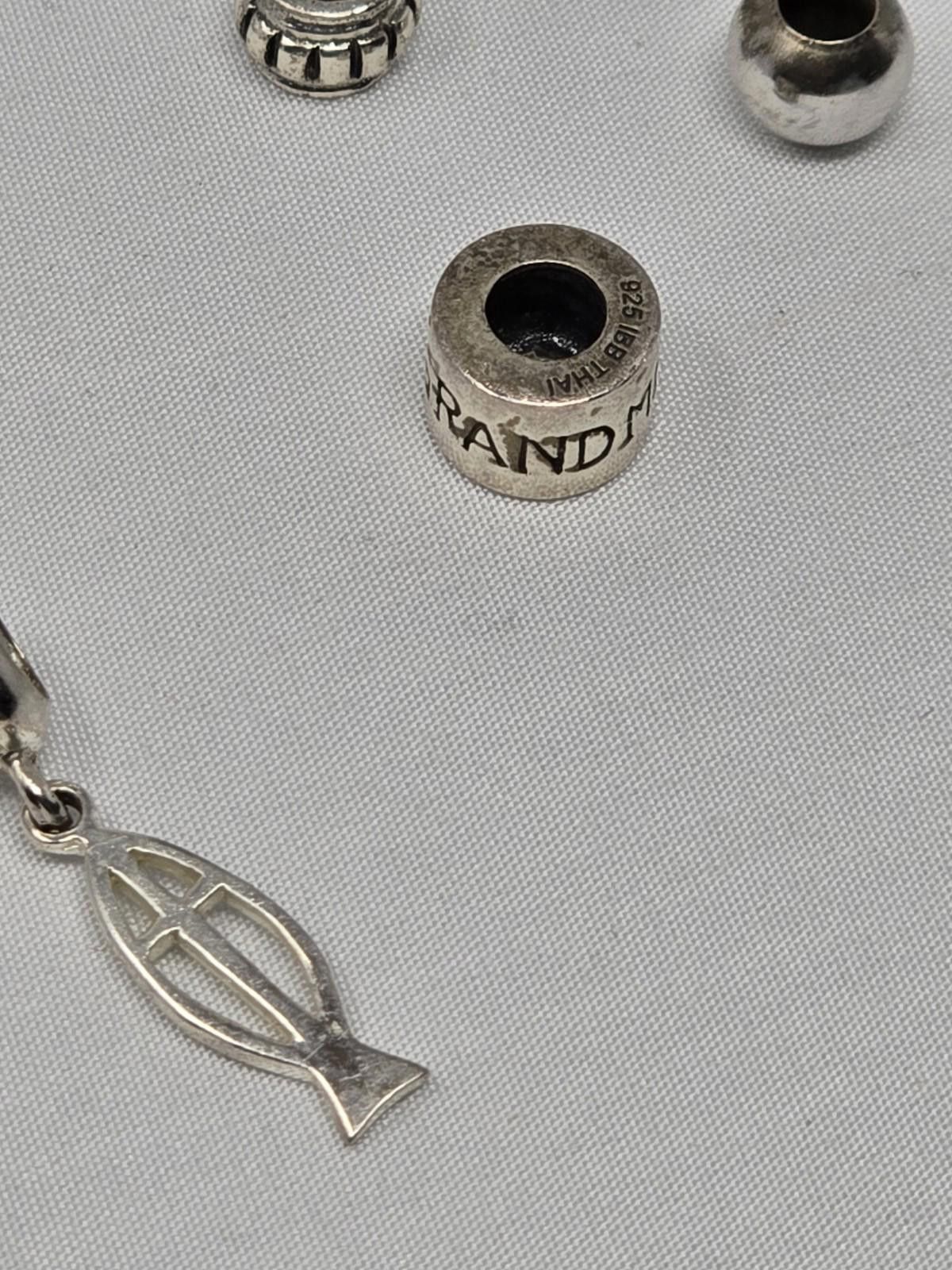 Other Cute IBB 925 Sterling Silver Charm Lot 8g – Grandma, Fish, Size ONE SIZE - 3 Thumbnail