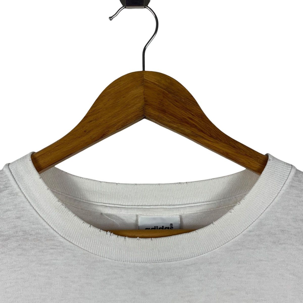 Adidas × Vintage Vintage 90s ADIDAS adventure white tee shirt Size US L / EU 52-54 / 3 - 5 Thumbnail