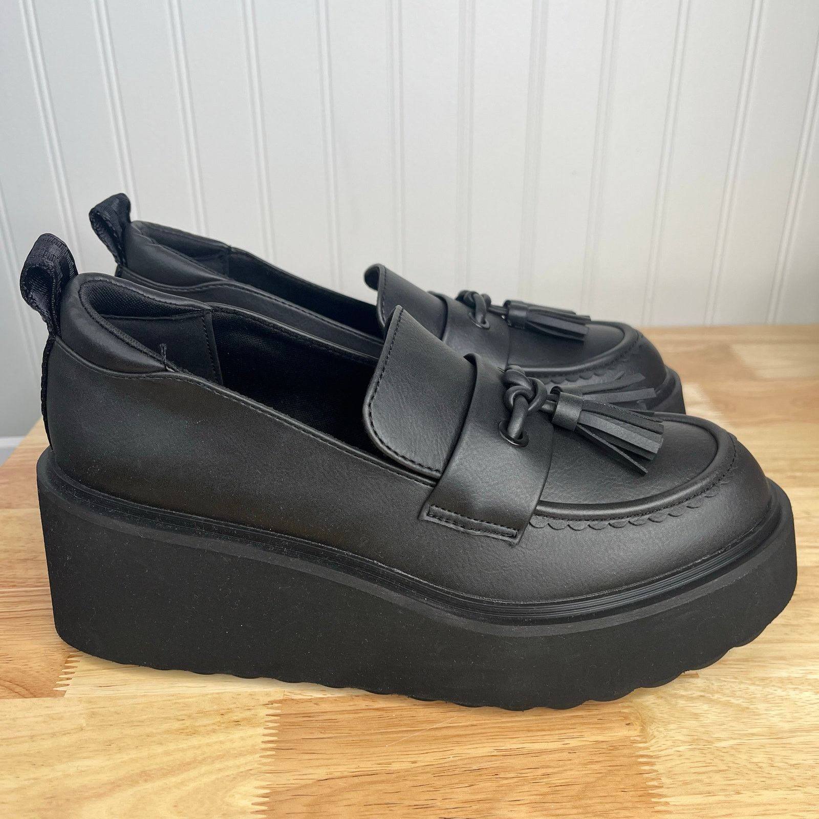 Other Rocket Dog Harper Platform Black Chunky Loafer Grunge Y2K Size US 8 / IT 38 - 7 Thumbnail