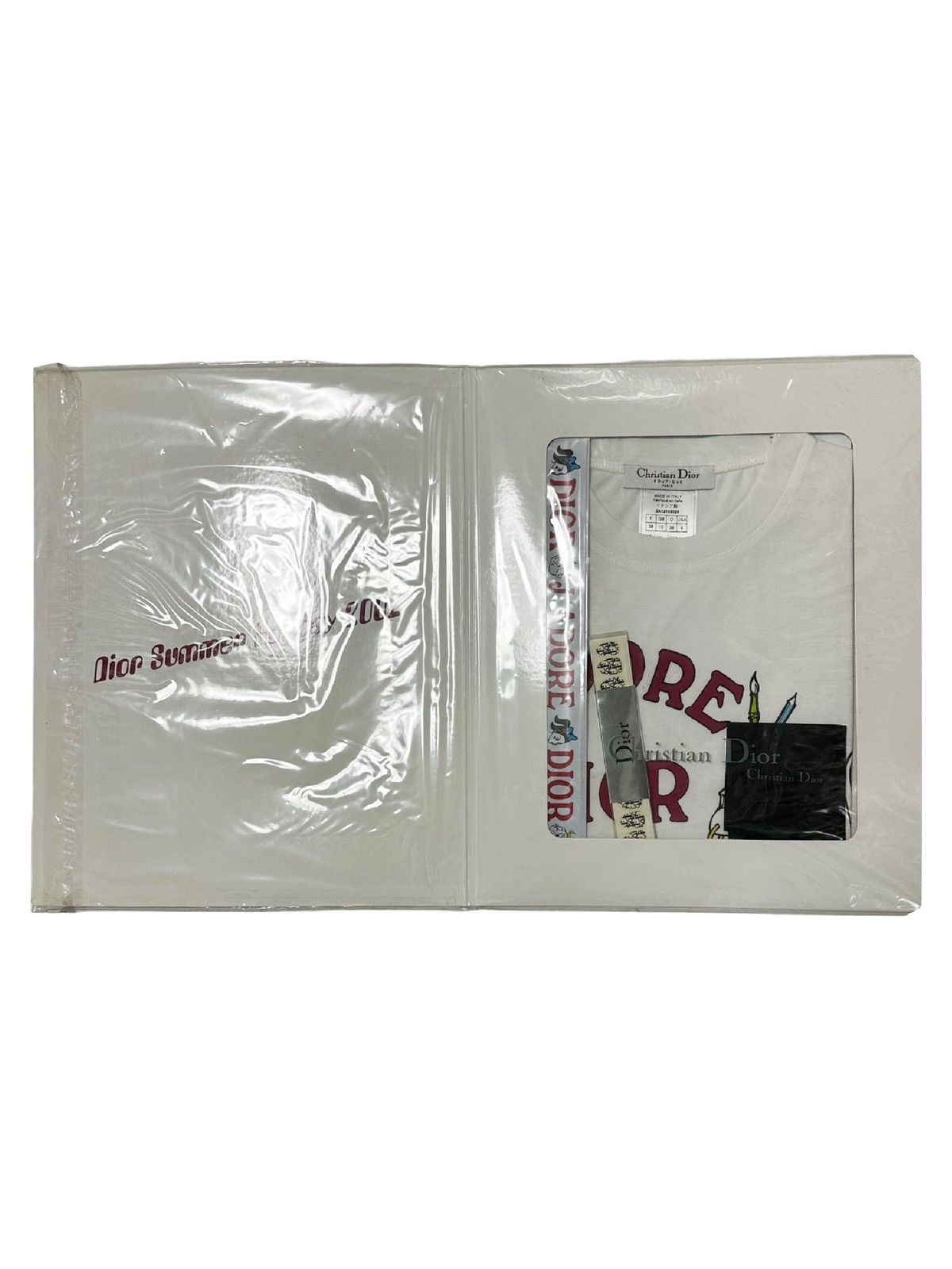Dior CHRISTIAN DIOR S/S 2002 Cartoon "J'ADORE DIOR" T-Shirt Set Size S / US 4 / IT 40 - 4 Thumbnail