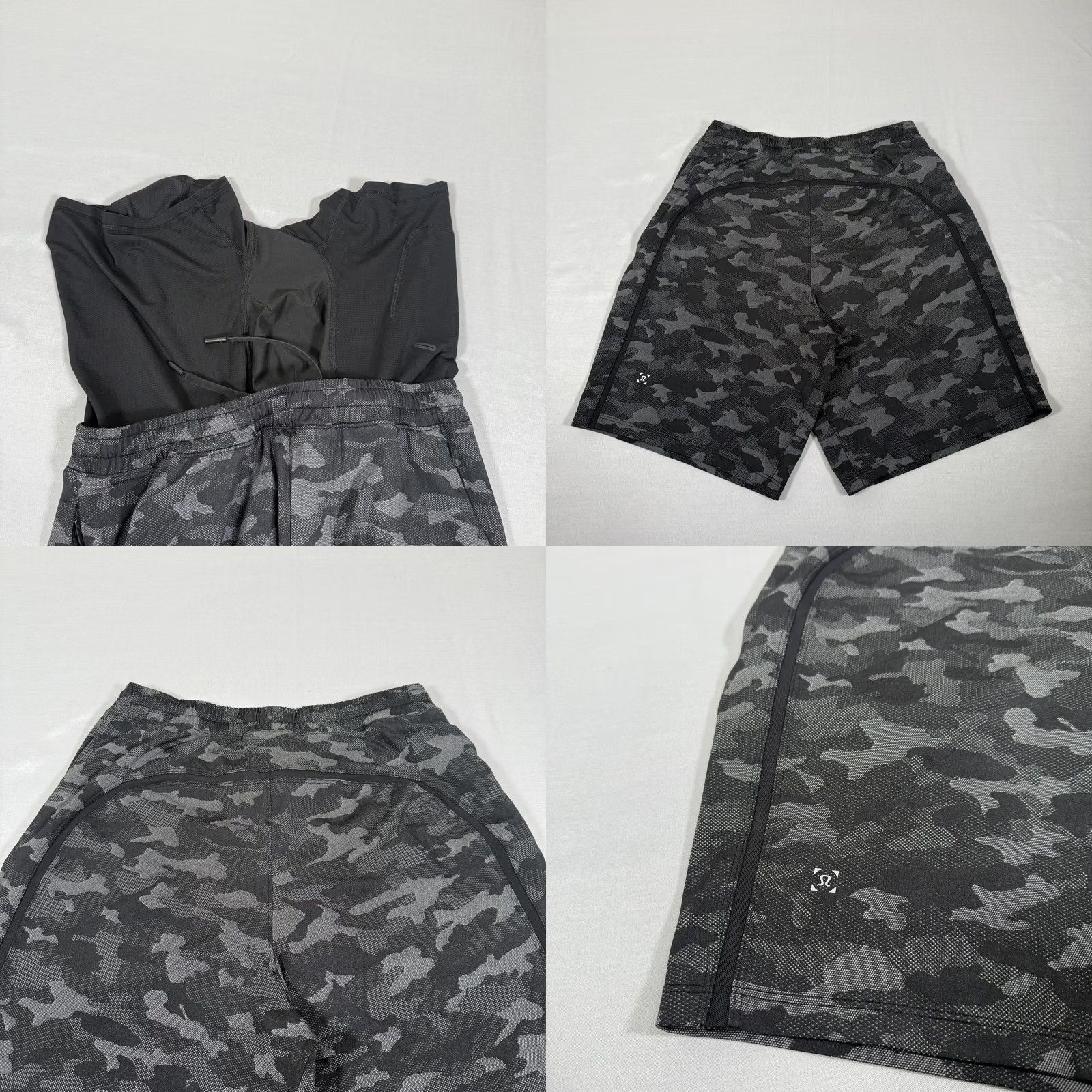 Lululemon Lululemon Shorts Mens M Gray Pace Breaker Camo Lined Running 9 Inseam Gym Size US 32 / EU 48 - 8 Thumbnail