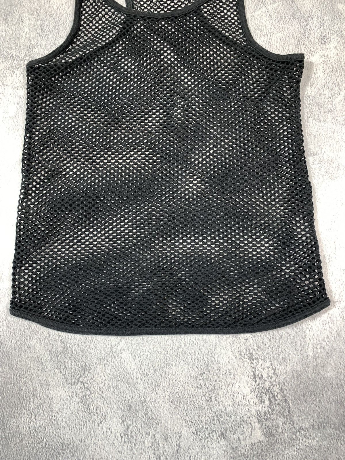 Japanese Brand × Vintage Vintage 90s AvantGarde mesh tank top Japanese streetwear Size S / US 4 / IT 40 - 5 Thumbnail