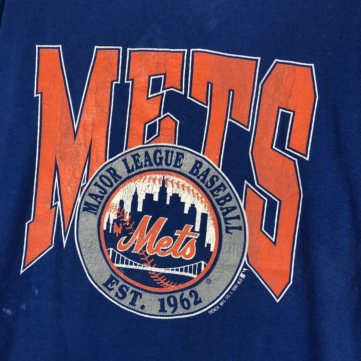 Vintage New York METS MLB Vintage T-Shirt Size US XL / EU 56 / 4 - 5 Thumbnail
