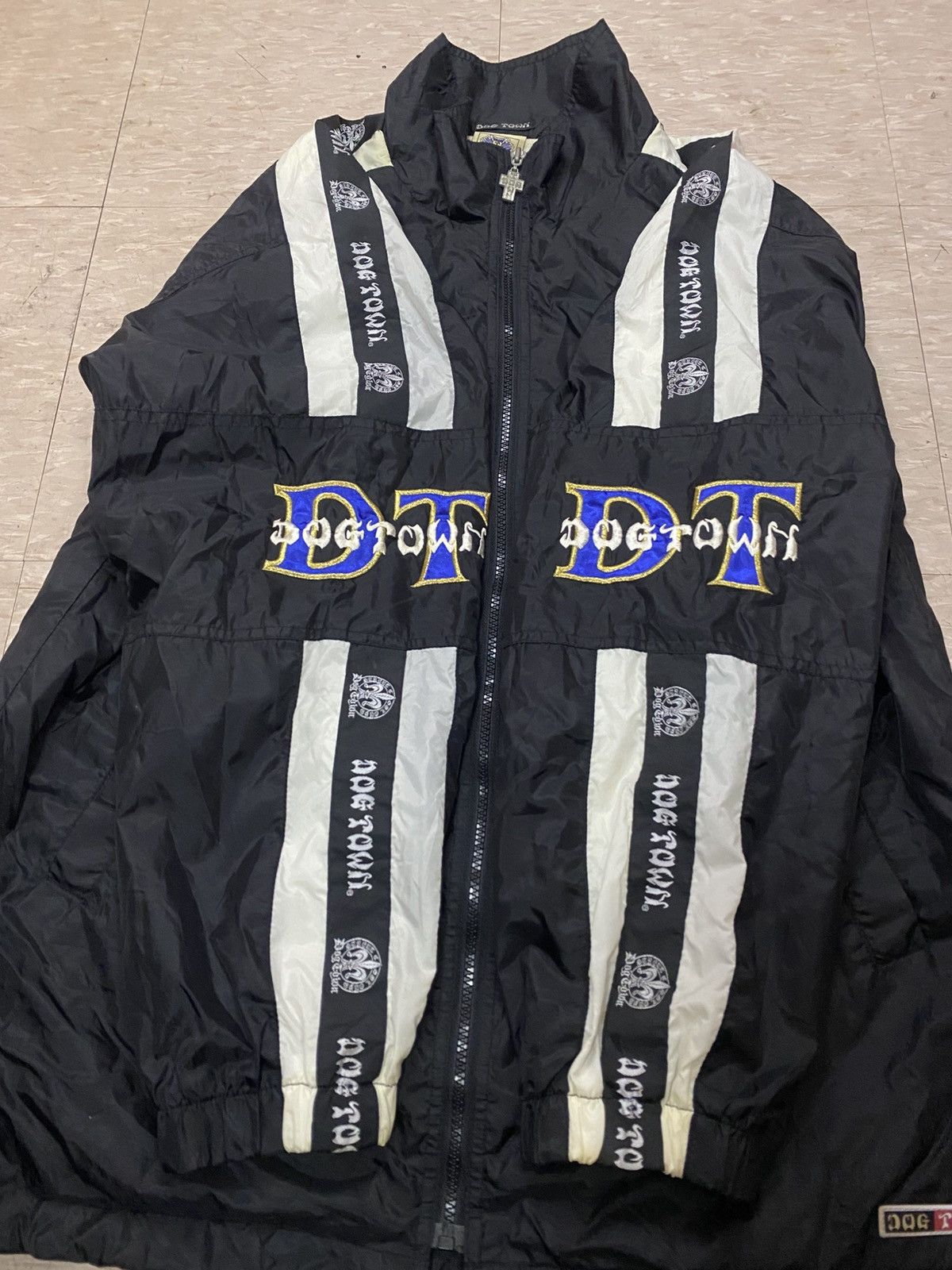 Dogtown × Vintage Vtg dog town embroidery dragon sidetape windbreaker jacket Size US XL / EU 56 / 4 - 7 Thumbnail