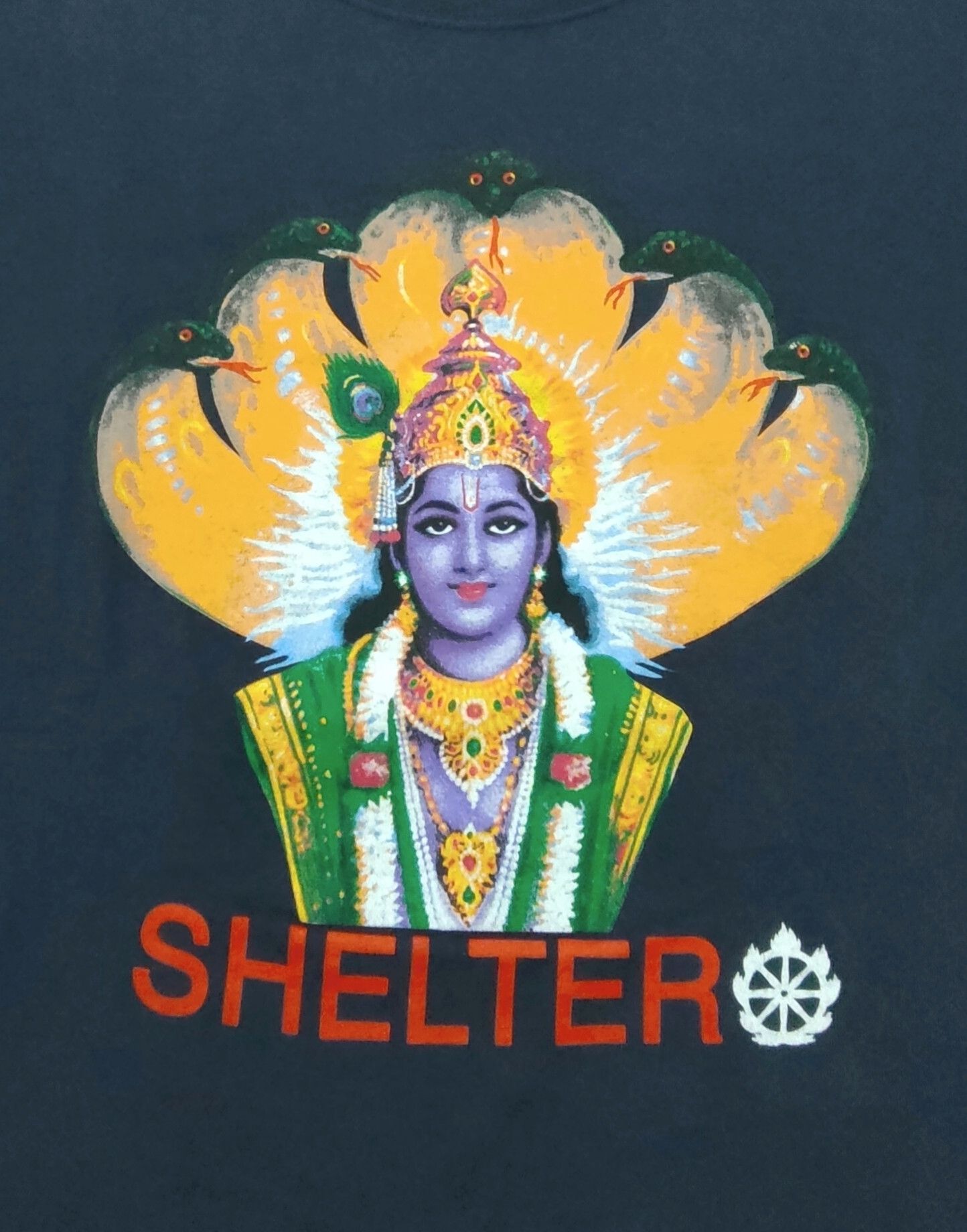 Band Tees × Vintage Early 00s SHELTER VISHNU Vintage Hardcore T-Shirt Size US M / EU 48-50 / 2 - 3 Thumbnail