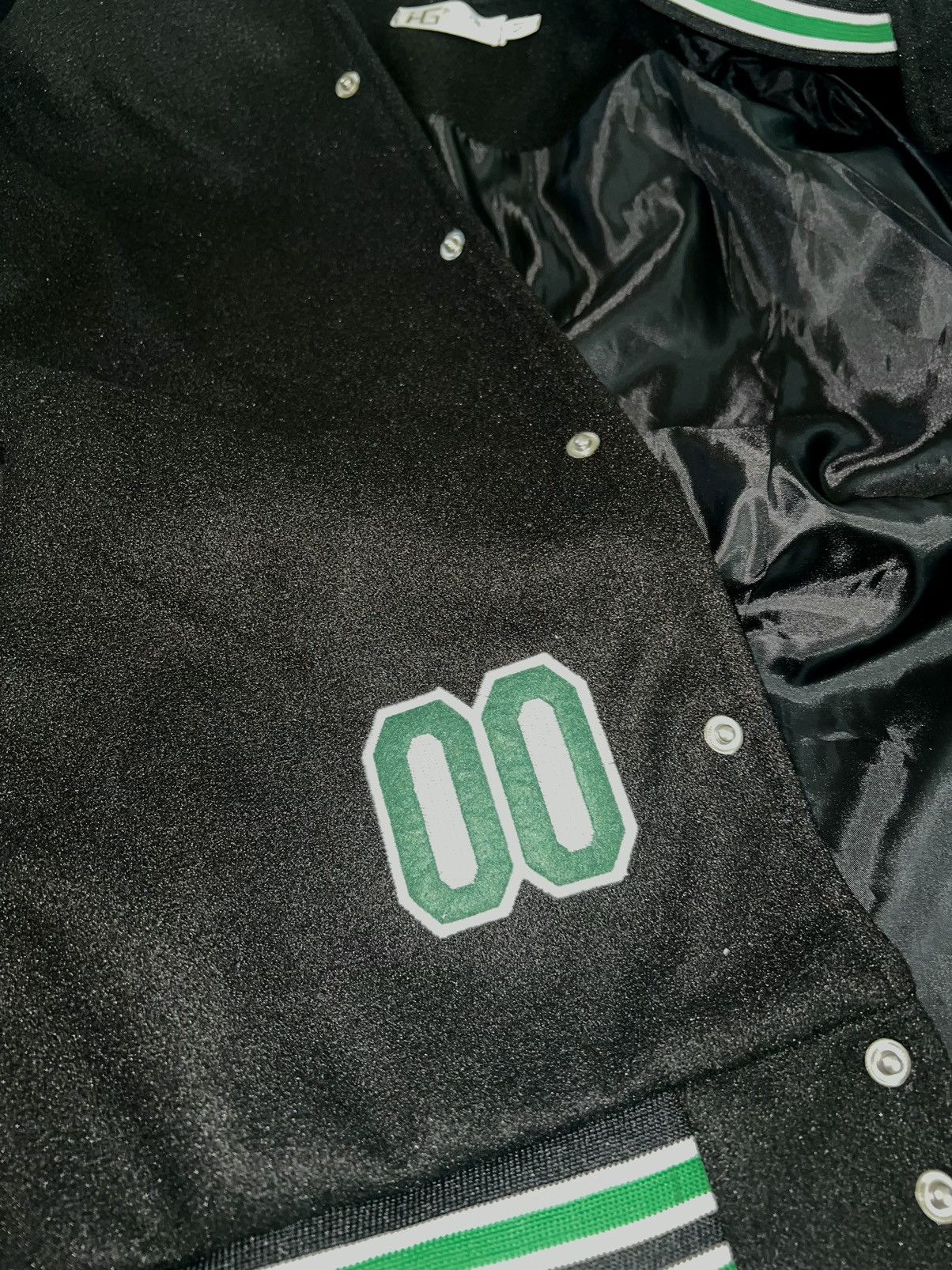 Other Green and Black Varsity Jacket Size US M / EU 48-50 / 2 - 4 Thumbnail