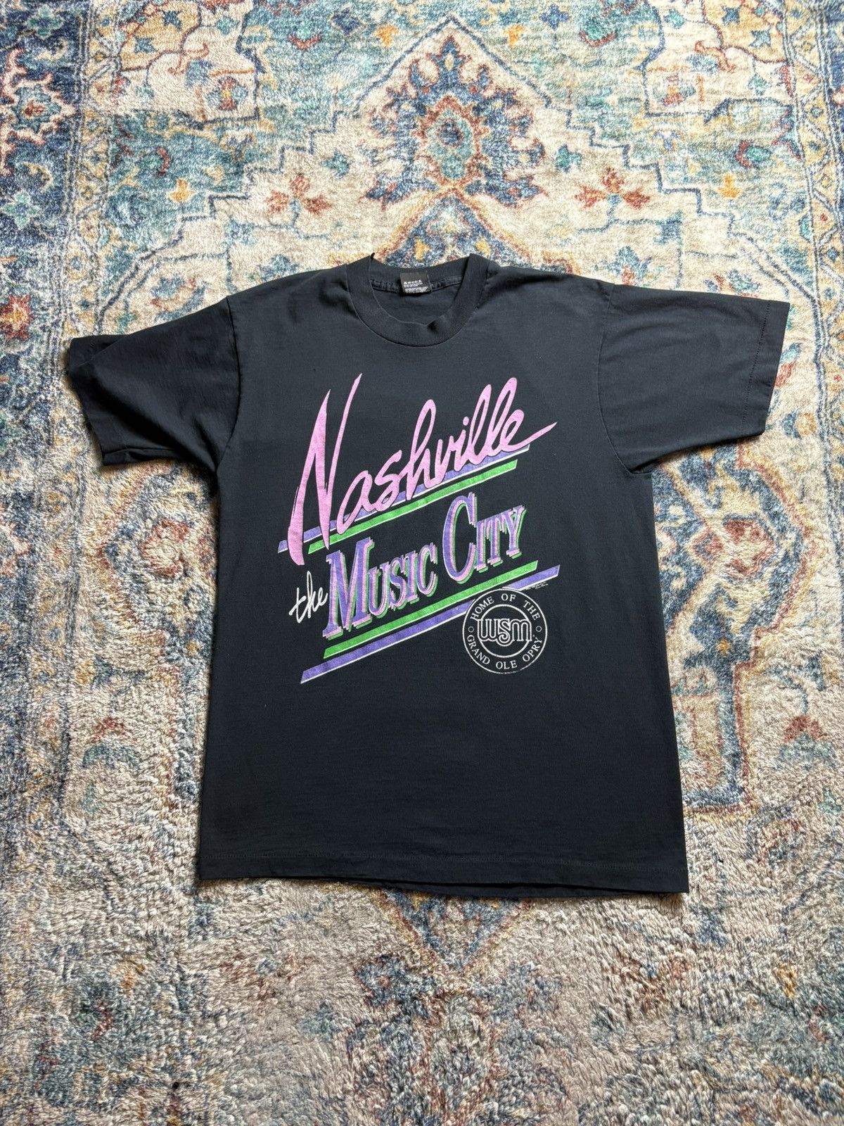 Vintage Vintage Nashville Music City T-shirt Large Size US L / EU 52-54 / 3 - 1 Thumbnail