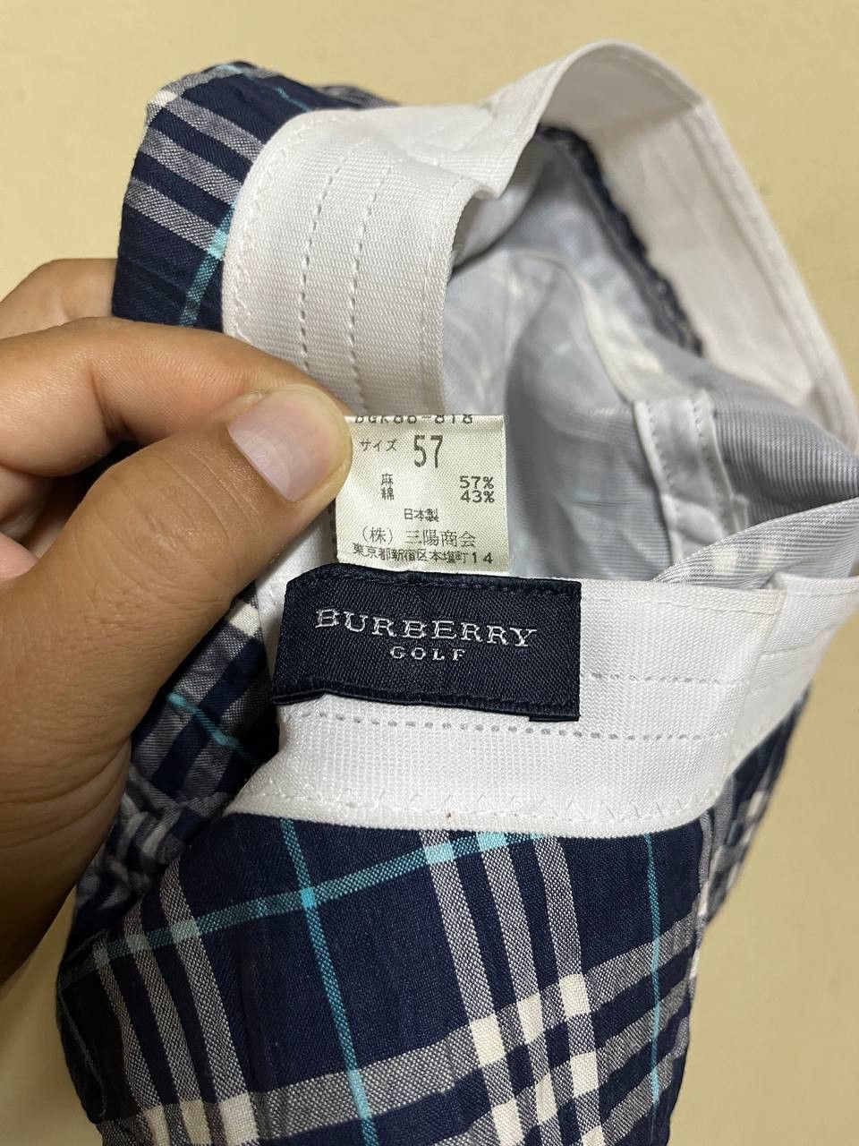 Burberry Burberry Golf Bucket Hat Size ONE SIZE - 5 Thumbnail