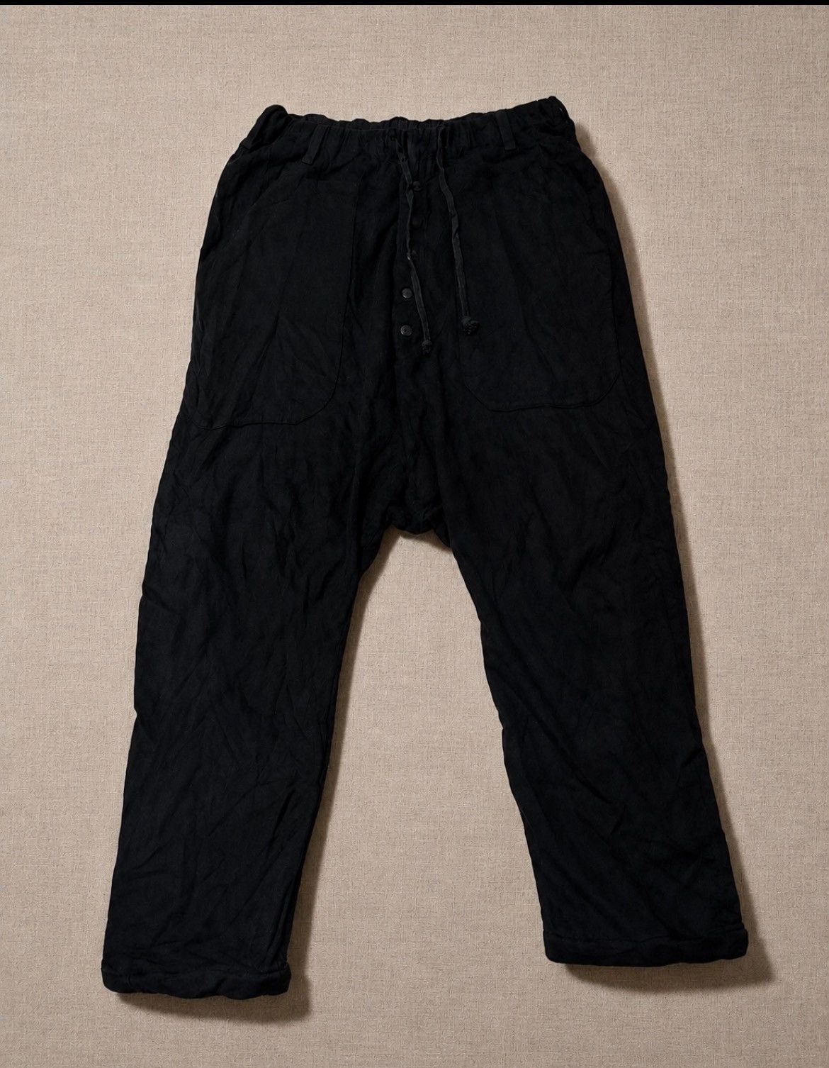 Yohji Yamamoto Vintage yohji yamamoto japanesse designer sweatpants Size US 32 / EU 48 - 1 Thumbnail