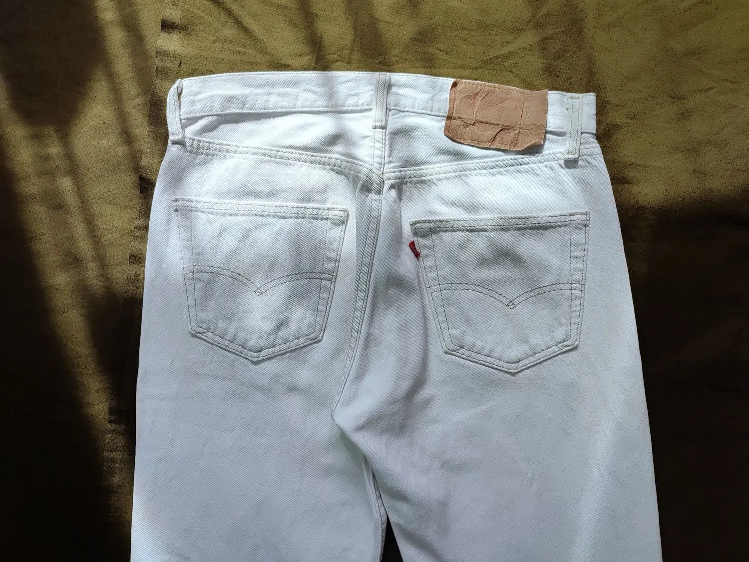 Levi's × Levi's Vintage Clothing Levis 501 Usa vintage white denim Size US 30 / EU 46 - 6 Thumbnail