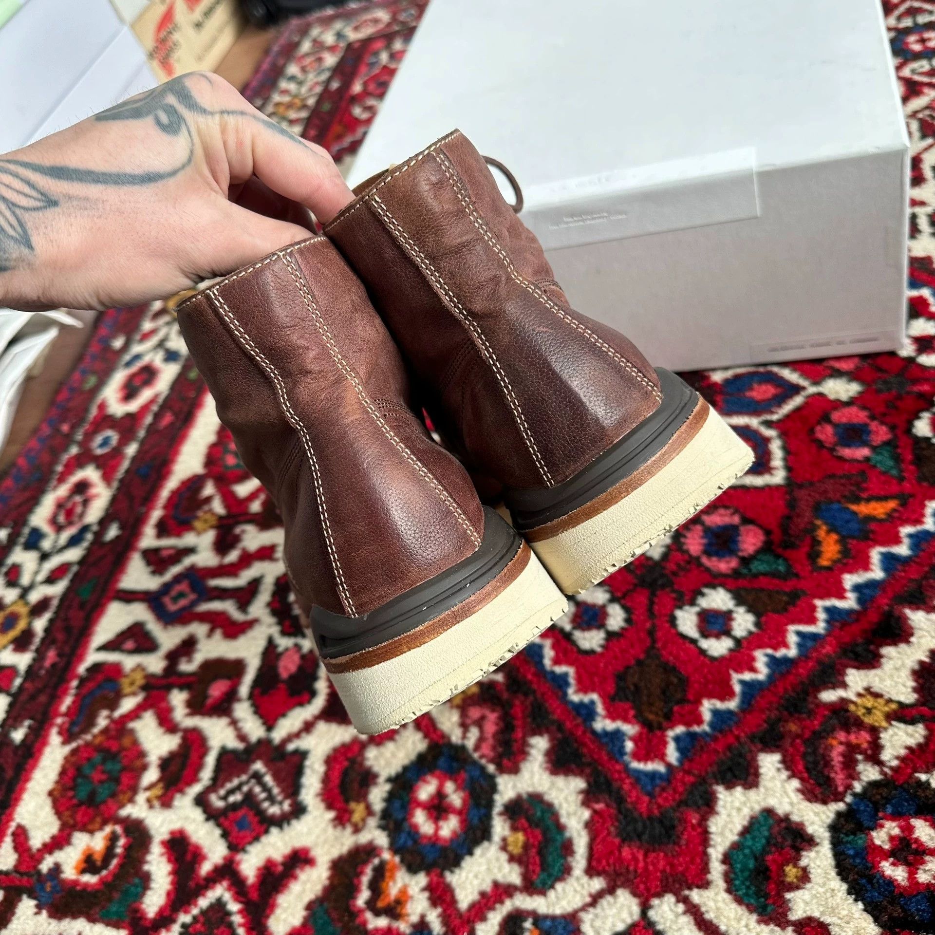 Visvim visvim 22aw virgil boots folk 8.5 rare kangaroo 9.5-9.8/10 Size US 9.5 / EU 42-43 - 7 Thumbnail