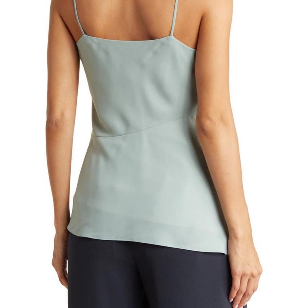 Theory Theory Silver Mint Green Camisole Tank Asymmetric Small Size S / US 4 / IT 40 - 3 Thumbnail