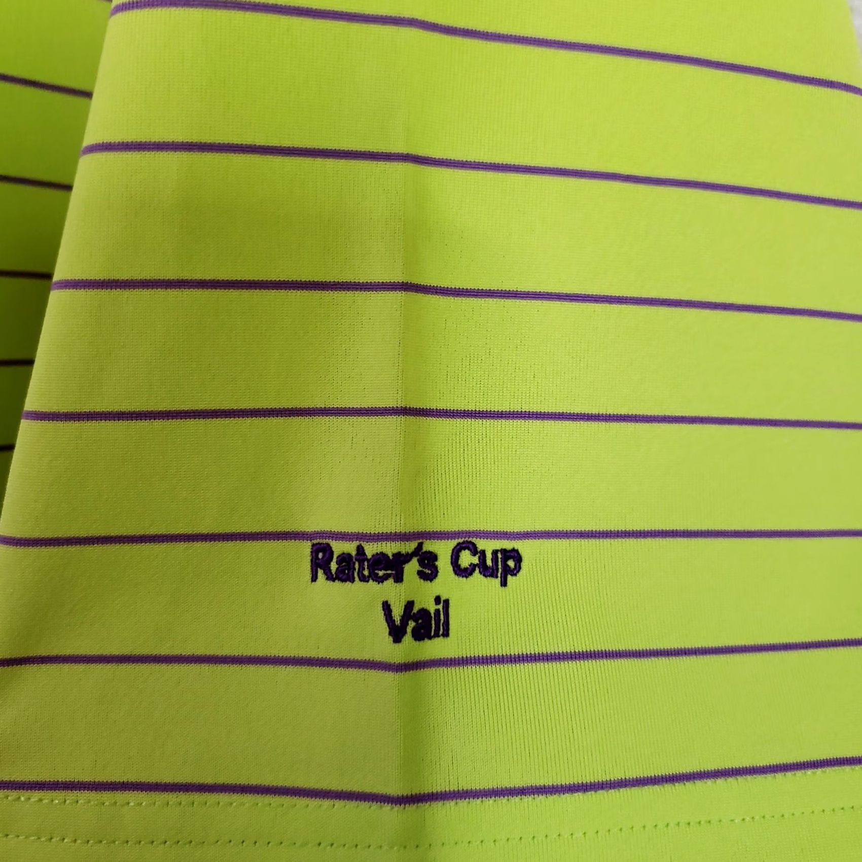 Vintage Donald Ross Golf Polo Shirt Green Size Medium Striped Quarter Button Up Mens Size US M / EU 48-50 / 2 - 6 Thumbnail