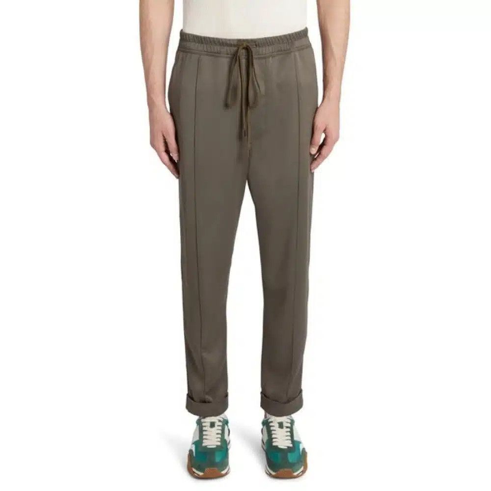 Tom Ford o1loc1c0225 SJC004 Sweatpants & Joggers in Khaki Size US 34 / EU 50 - 2 Thumbnail