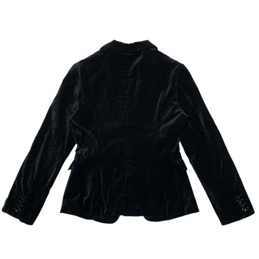 Japanese Brand VINTAGE CECIL MCBEE VELVET FORMAL BLAZER BLACK Size US S / EU 44-46 / 1 - 9 Thumbnail