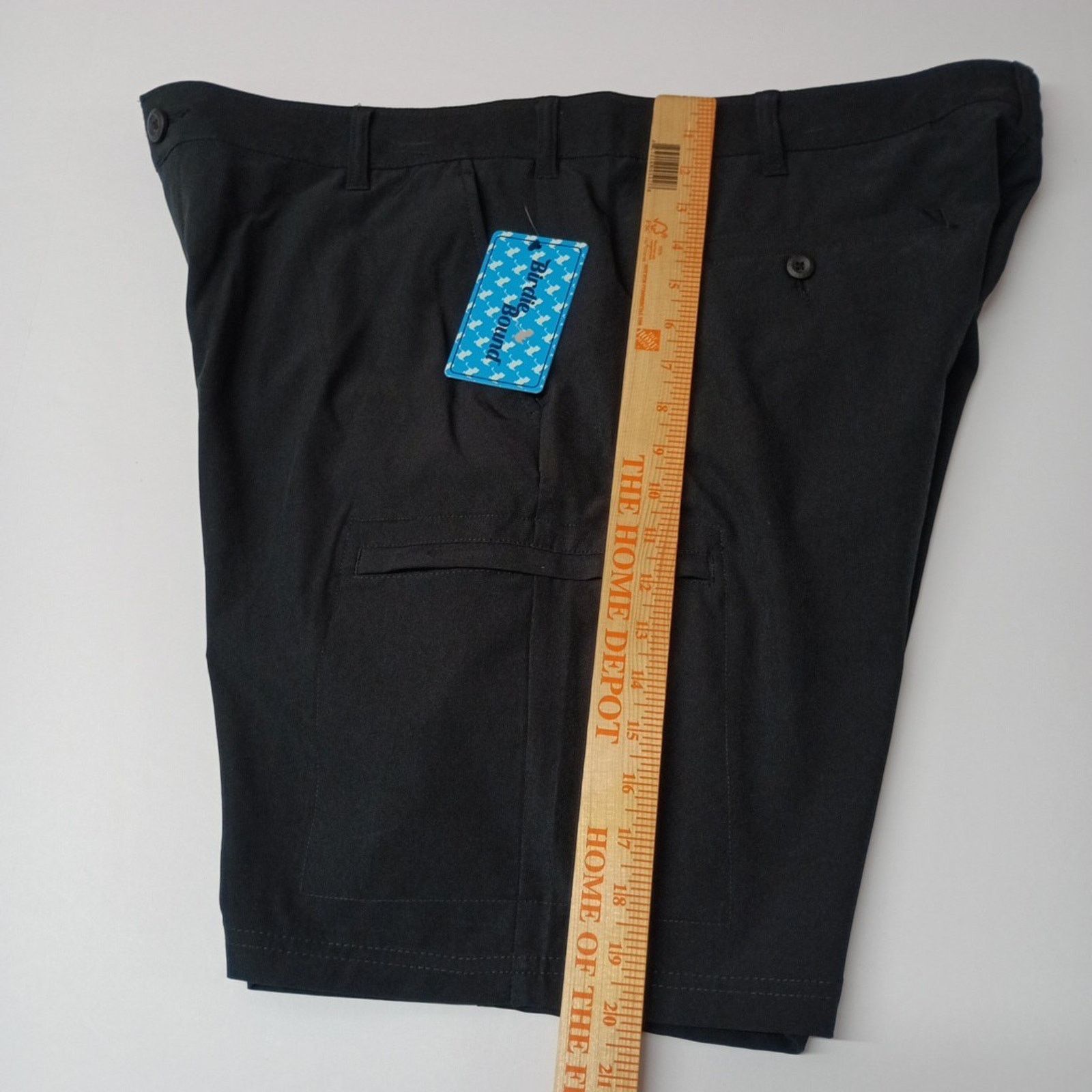 Other Birdie Bound Cargo Shorts Mens 40x9 Black Stretch Flex Waist Size US 40 / EU 56 - 7 Thumbnail