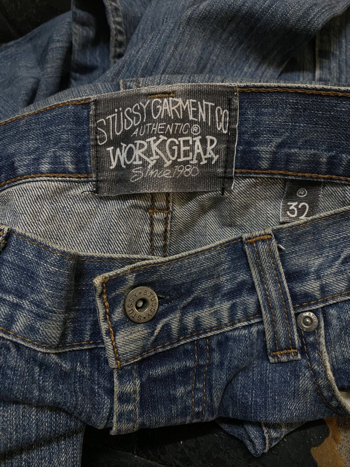 Stussy Stussy Garments Workgear Distressed Jeans Size US 32 / EU 48 - 9 Thumbnail