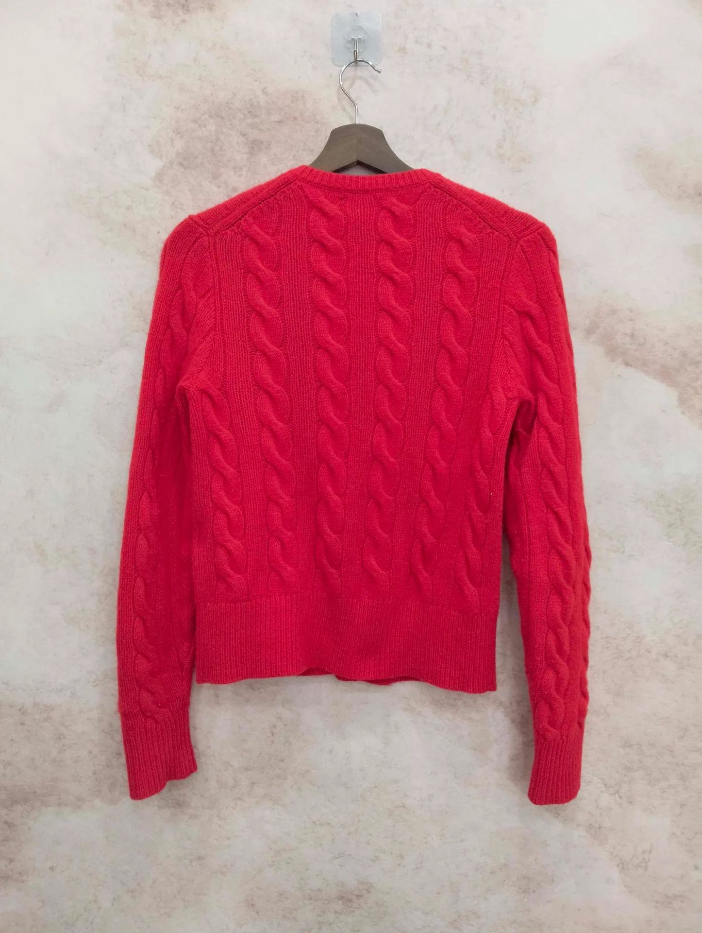 Polo Ralph Lauren Ralph Lauren Cashmere Red Cardigan S Size S / US 4 / IT 40 - 2 Thumbnail