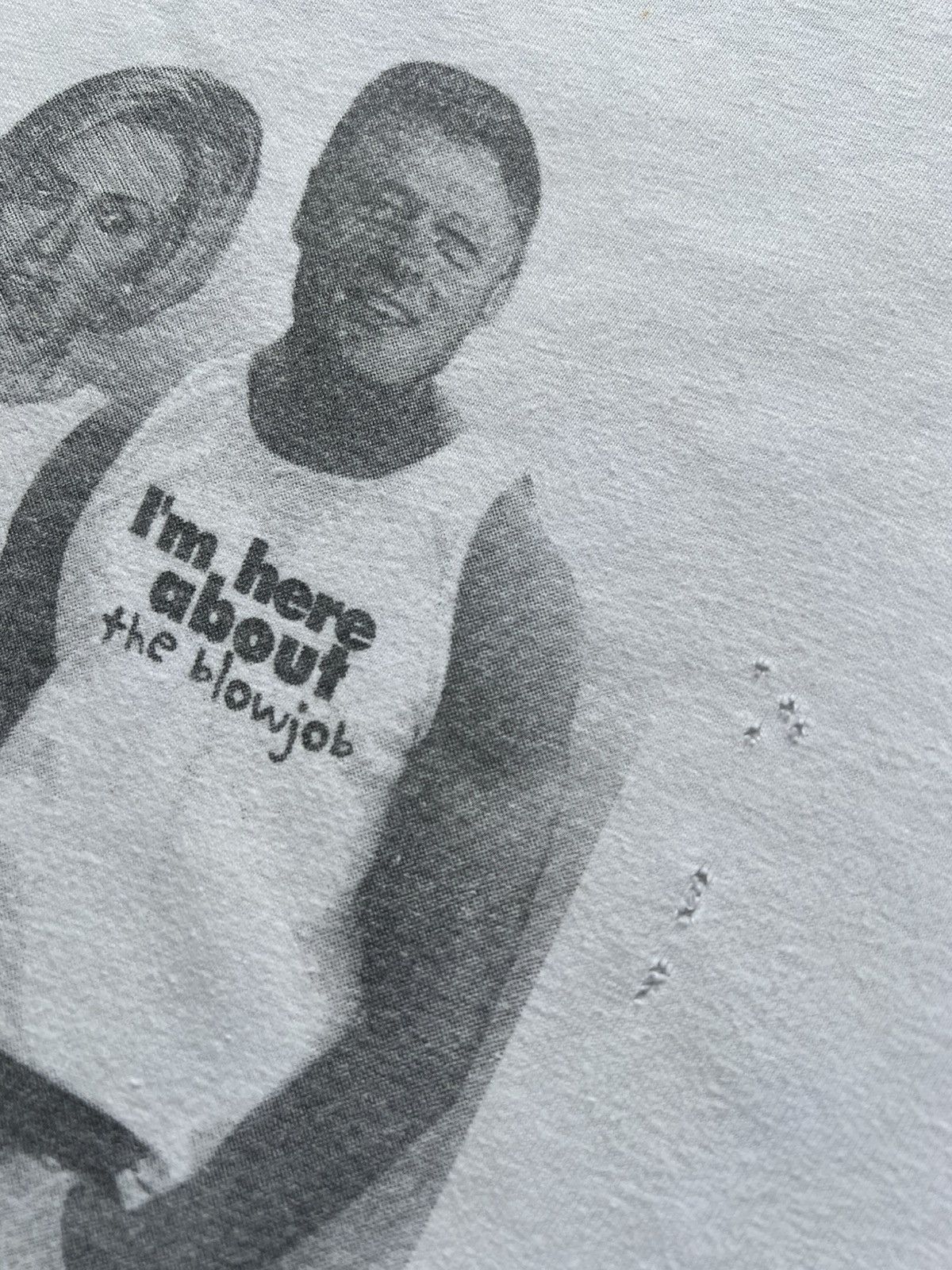 Hanes × Vintage ‘90s Bill & Hillary Clinton Parody Blowjob Tee Shirt Size US L / EU 52-54 / 3 - 10 Thumbnail