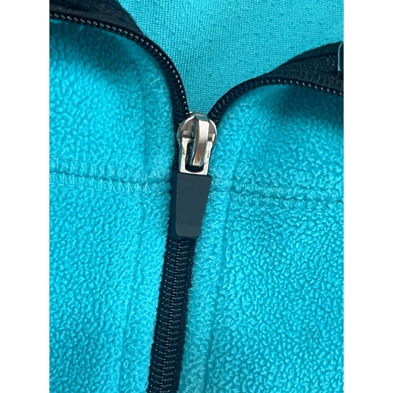 Vintage Exertek Sweater Women XL Blue Black Full Zip Cardigan Zip Pockets Comfort Casual Size XL / US 12-14 / IT 48-50 - 5 Thumbnail