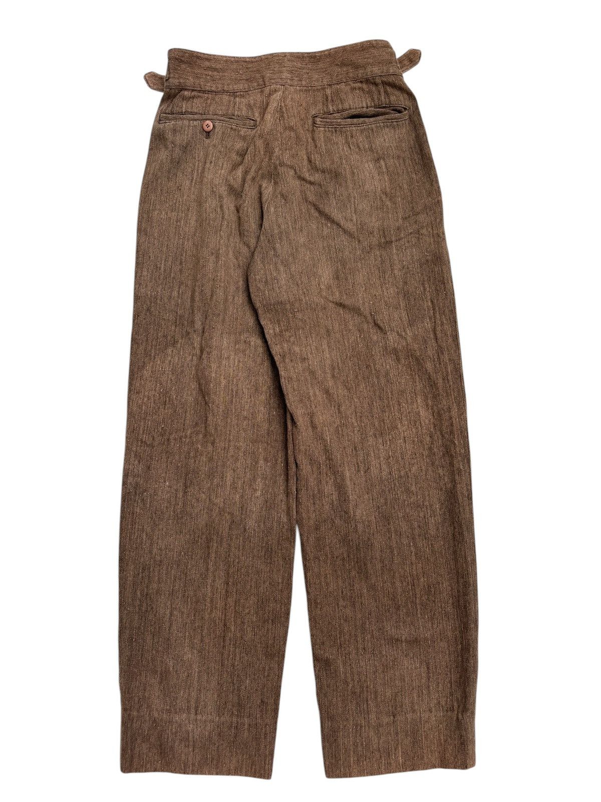 Homme Plisse Issey Miyake 1980s High Waist Textured Gurkha Pants Size US 29 - 2 Thumbnail