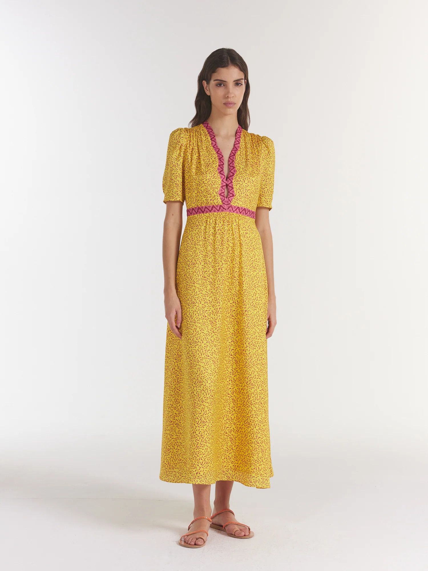 Other o1s22i1n0924 Midi Tabitha in Yellow Size S / US 4 / IT 40 - 1 Thumbnail
