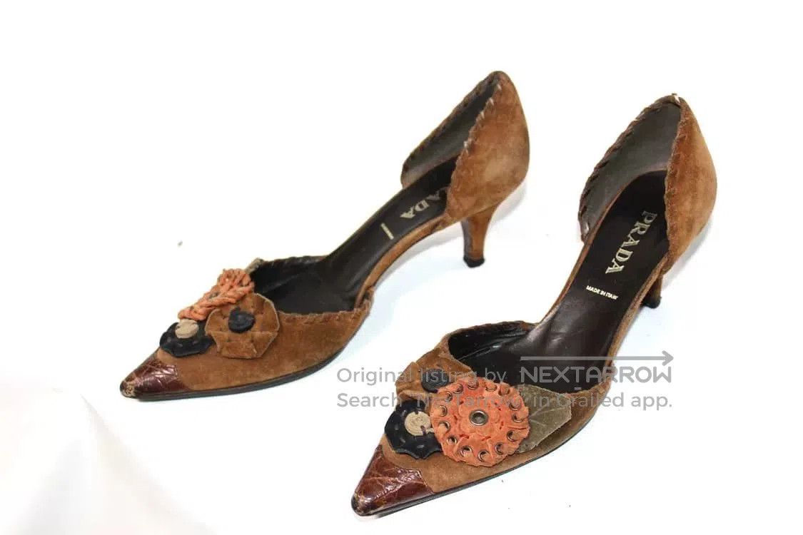 Prada Prada Vintage High Heels. Size US 5 / IT 35 - 2 Thumbnail