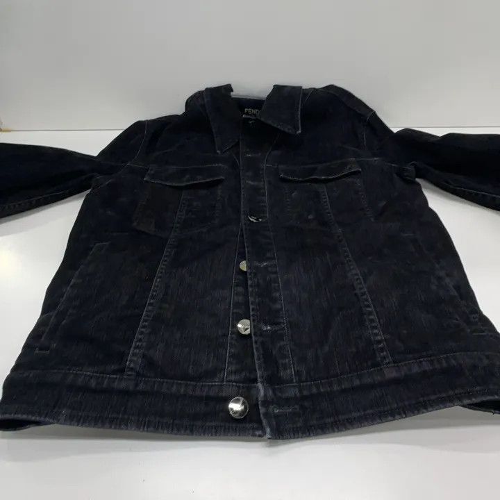 Fendi Fendi Logo Plush Denim Jacket -2507 Size US L / EU 52-54 / 3 - 4 Thumbnail